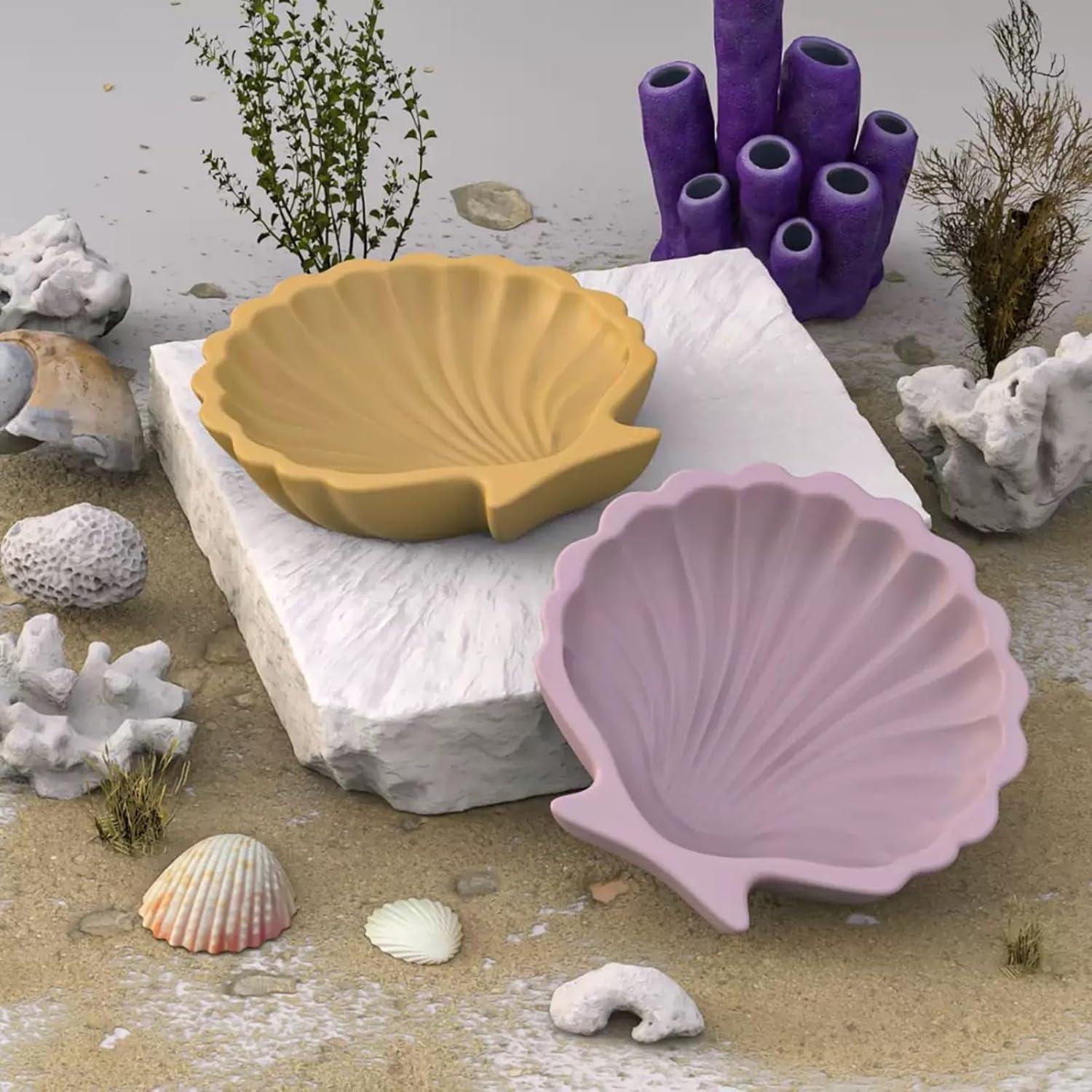 Molde de Silicona de Concha Yitkch para Resina 10.9x10.7cm