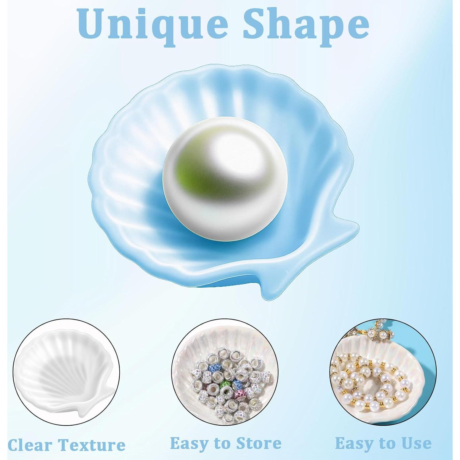 Moldes de Resina de Silicona Bruislard - Concha 2 Piezas 11.2x10.9cm