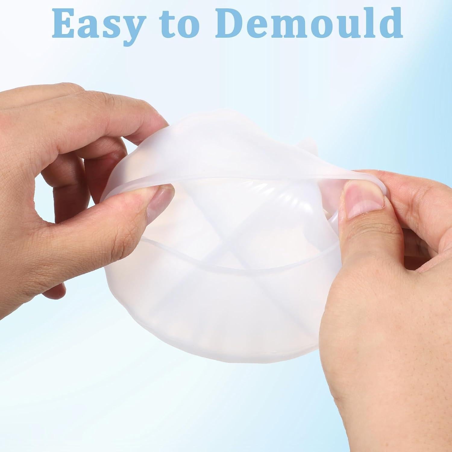 Moldes de Resina de Silicona Bruislard - Concha 2 Piezas 11.2x10.9cm