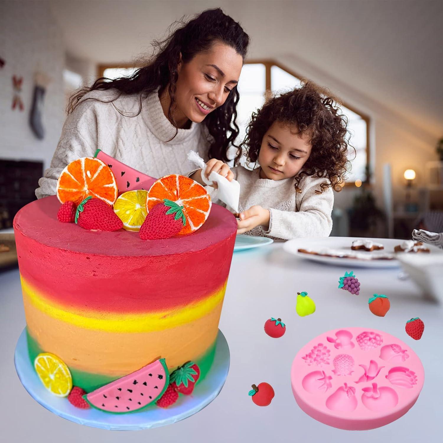 Moldes de Silicona para Caramelos de Frutas LCcakem - 2 Piezas