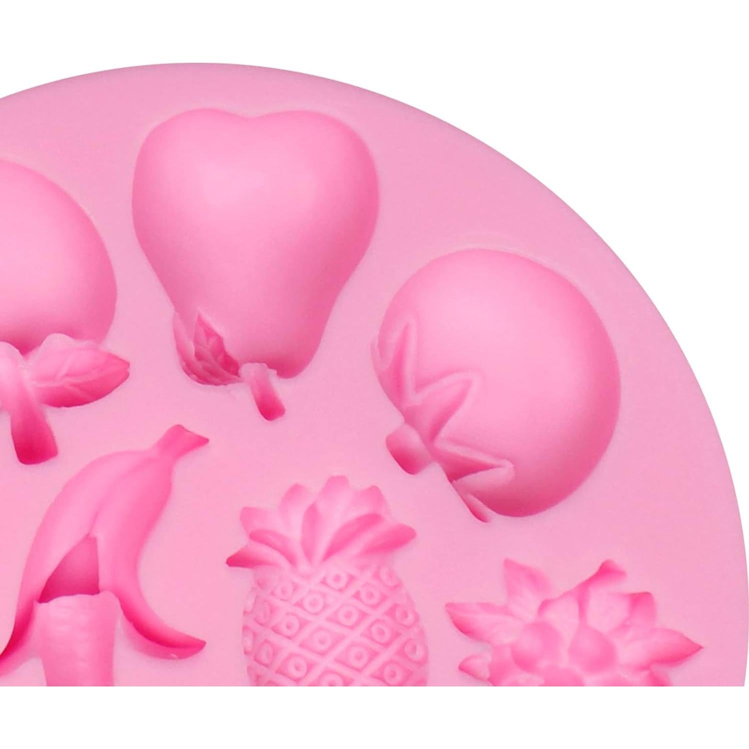 Moldes de Silicona para Caramelos de Frutas LCcakem - 2 Piezas