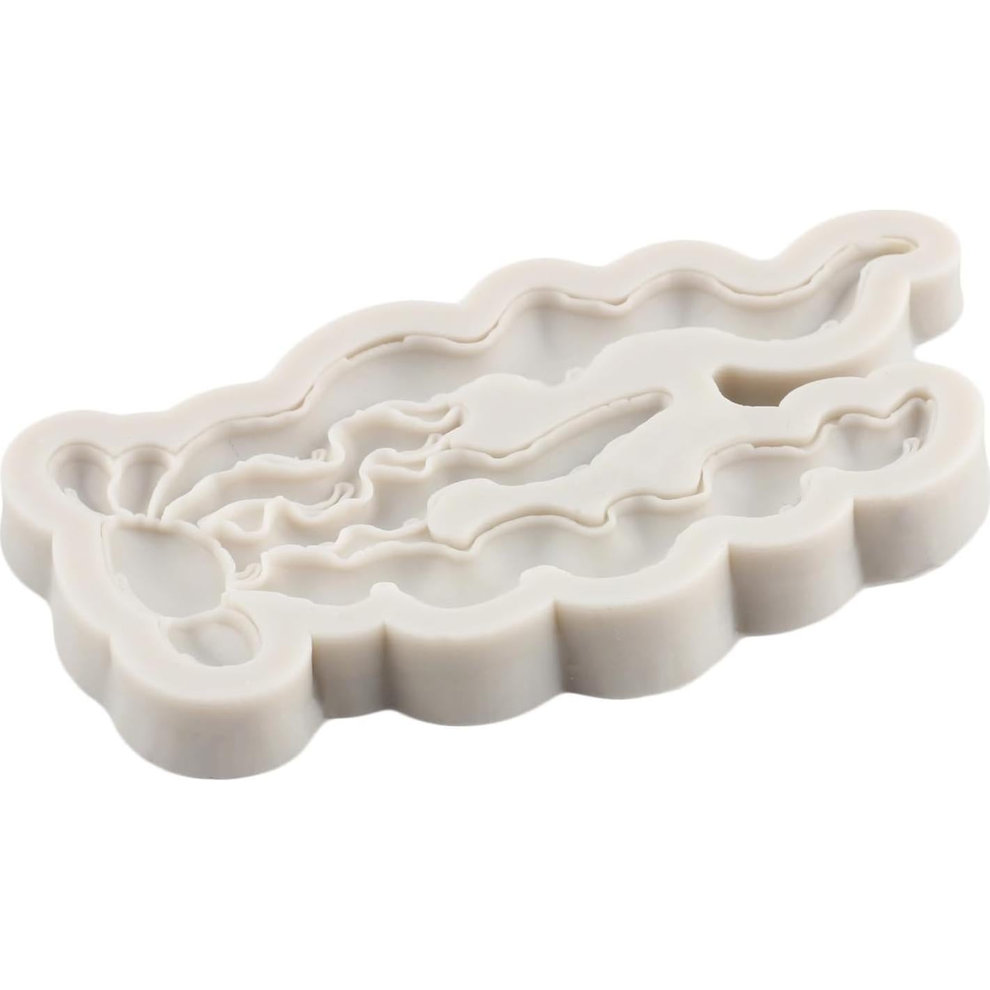 Molde de Silicona de Fondant Marino MINFEIDMS - 4 Piezas