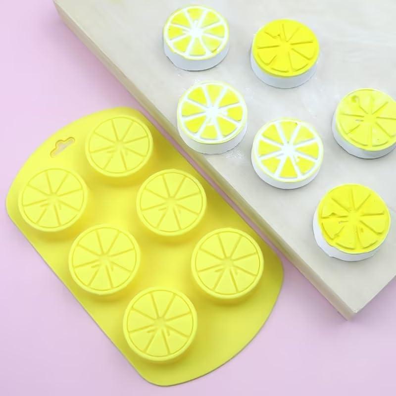 Molde de Silicona Limón 3D SquarezhenBo para Chocolates y Postres