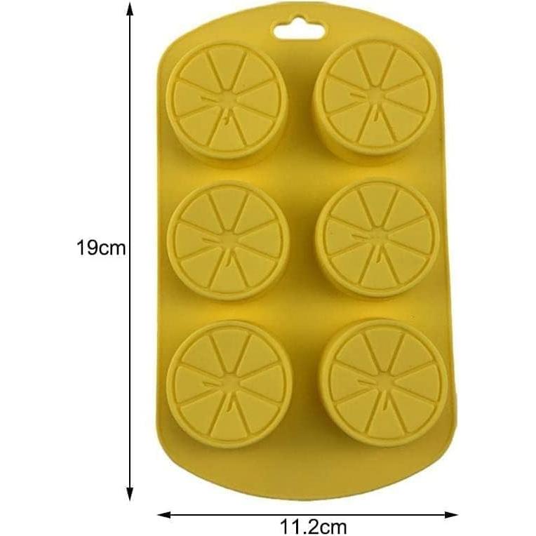 Molde de Silicona Limón 3D SquarezhenBo para Chocolates y Postres