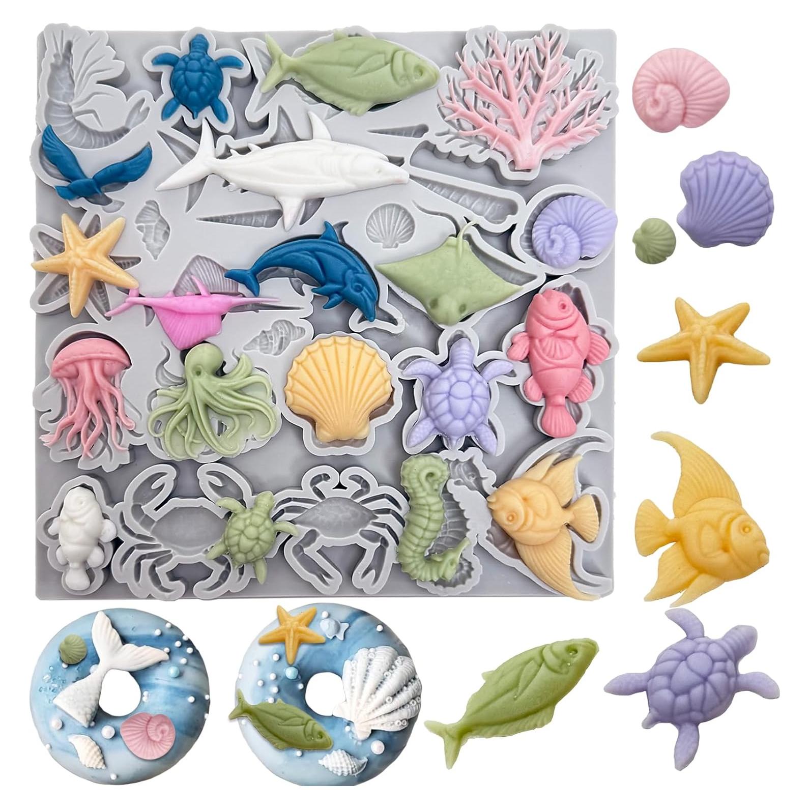 Molde de Silicona Oceánico ZINDIACINE 17.5x17.4cm