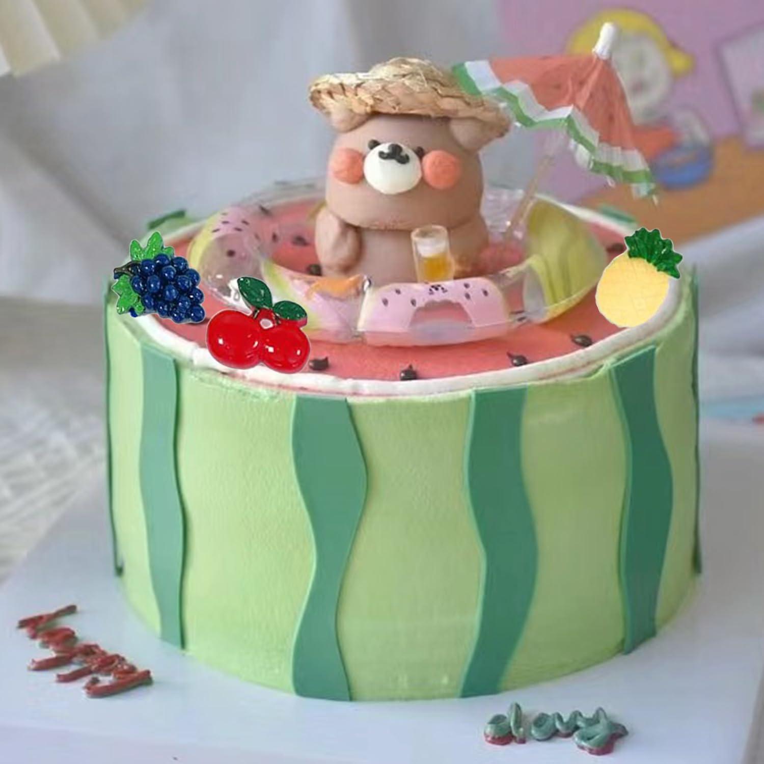 Molde de Silicona para Pasteles YIHUOMOLDS Frutas 9.8 cm