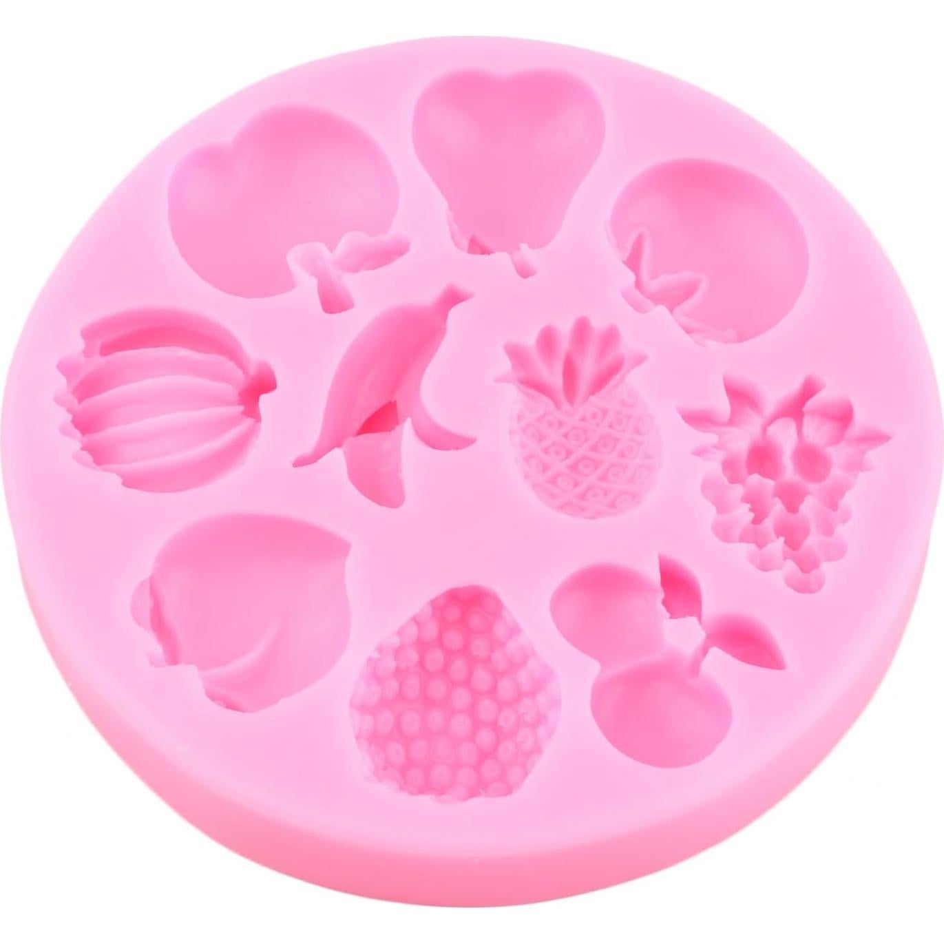 Molde de Silicona para Pasteles YIHUOMOLDS Frutas 9.8 cm