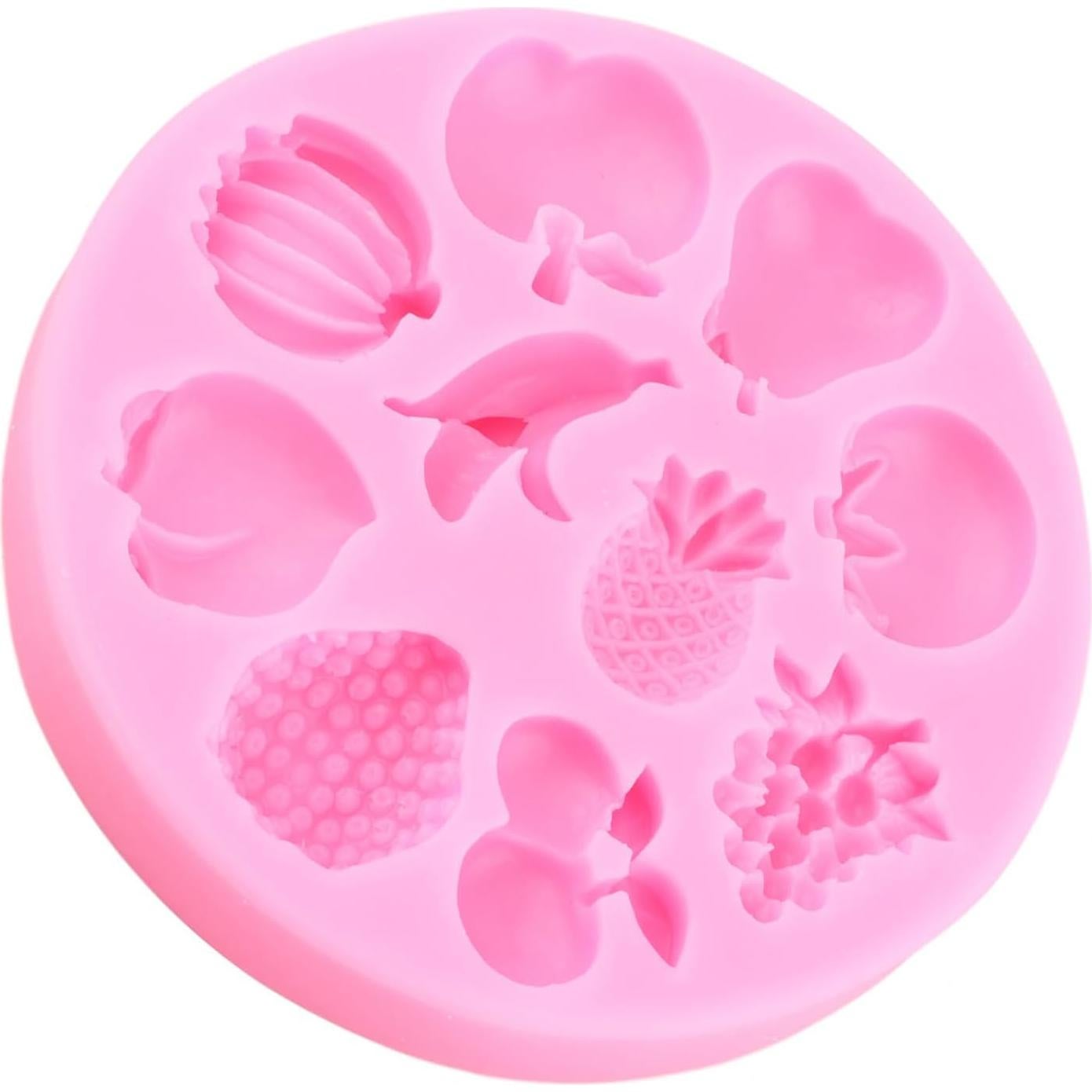 Molde de Silicona para Pasteles YIHUOMOLDS Frutas 9.8 cm