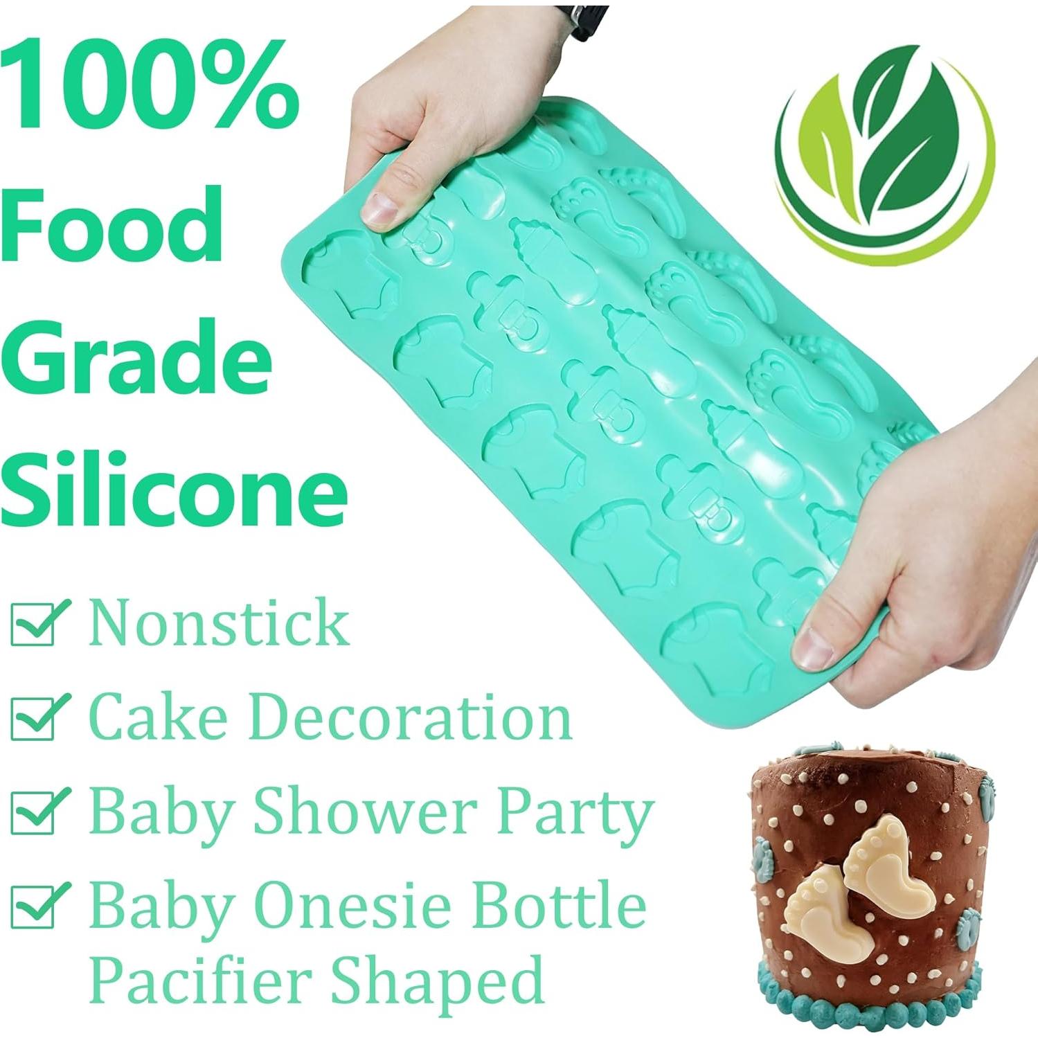 Moldes de Silicona Antiadherentes Zorazio para Baby Shower