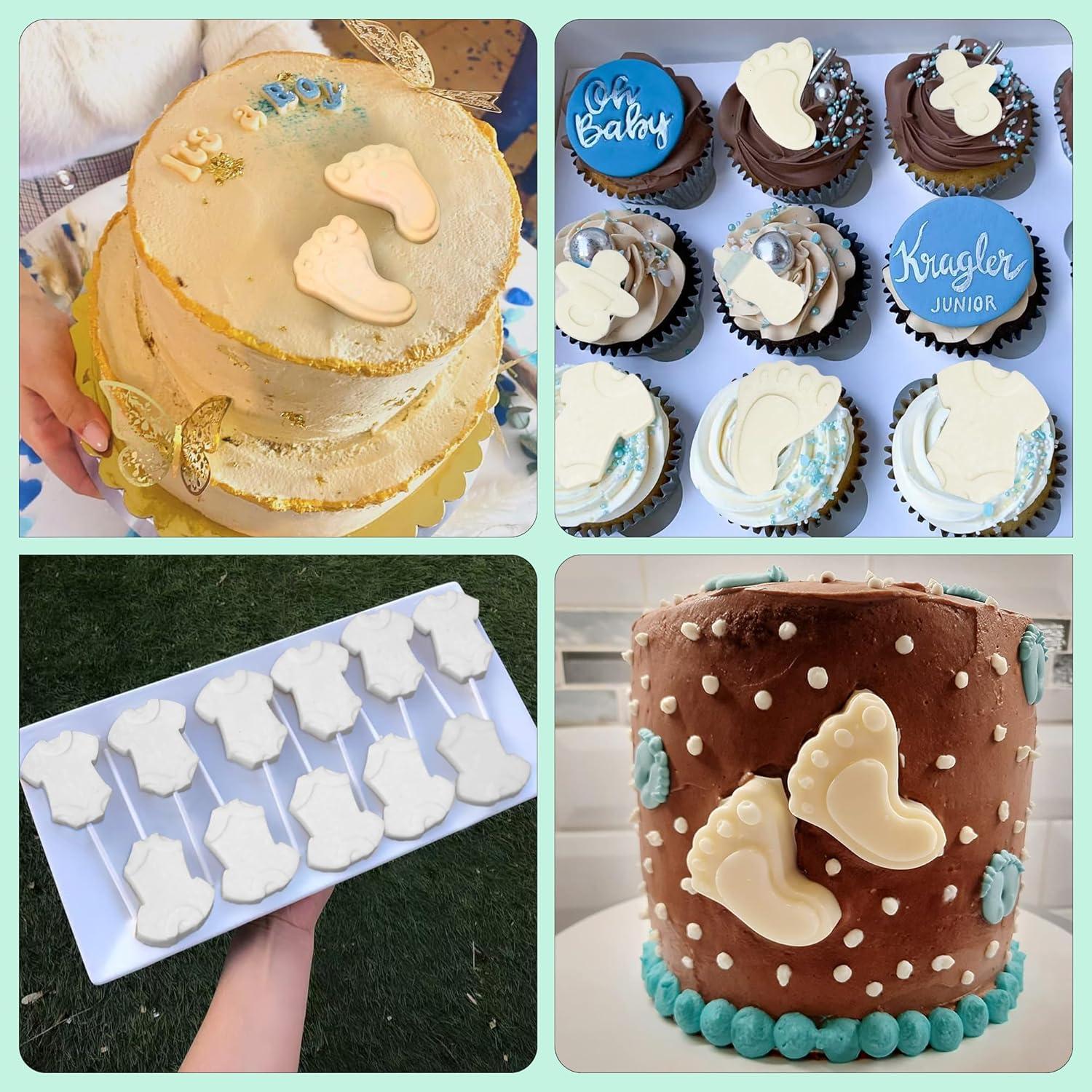 Moldes de Silicona Antiadherentes Zorazio para Baby Shower