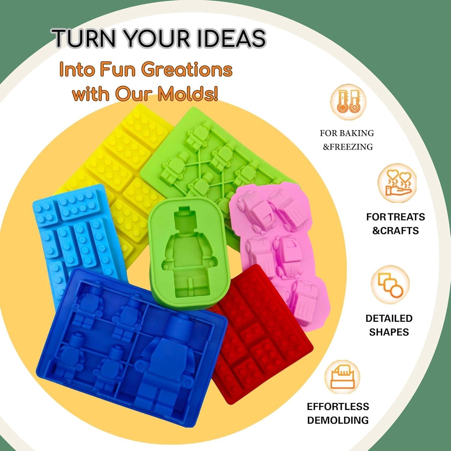 Molde de Silicona Nuoda para Caramelos y Chocolates - Multicolor