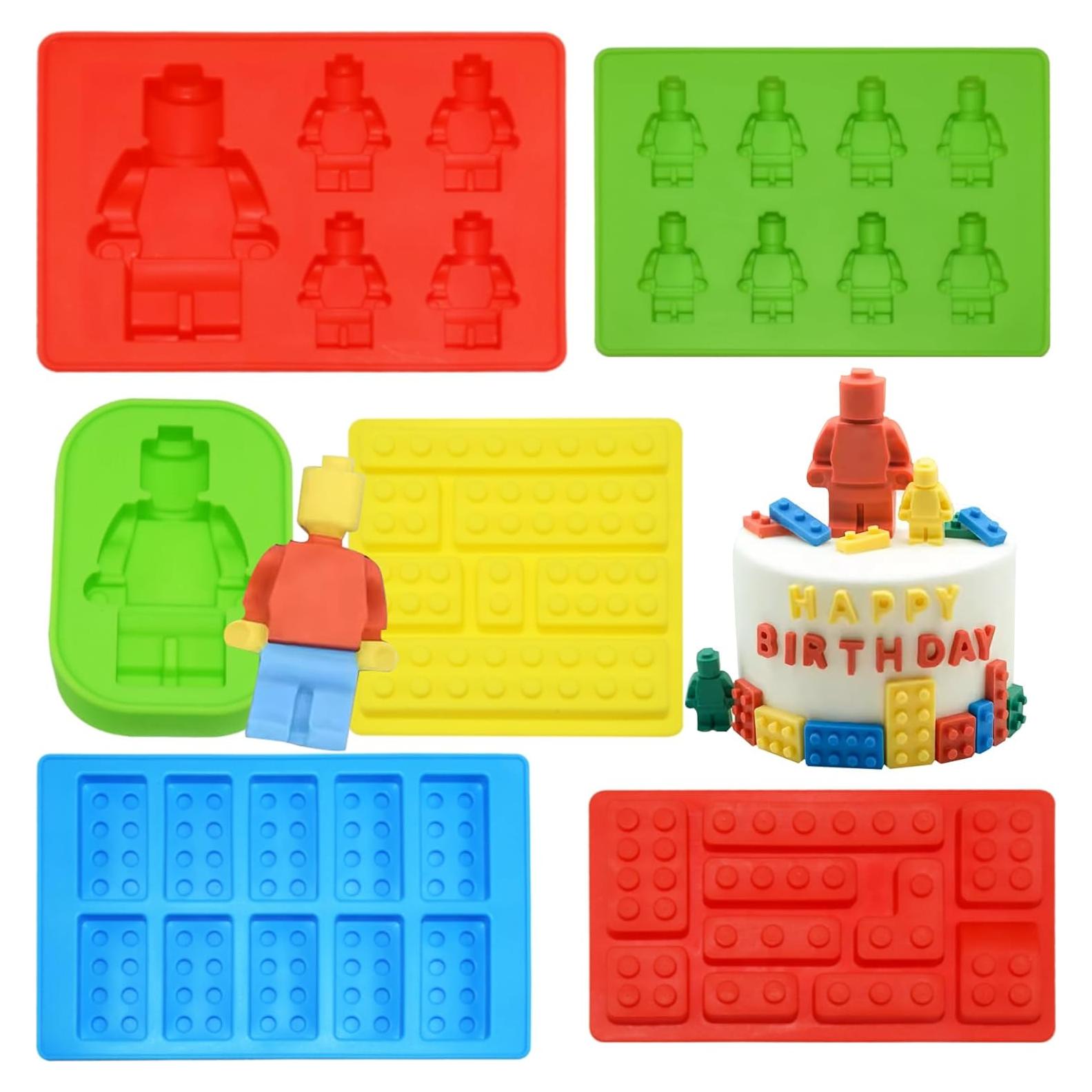 Molde de Silicona Yedadone para Caramelos Ladrillos 6 Piezas