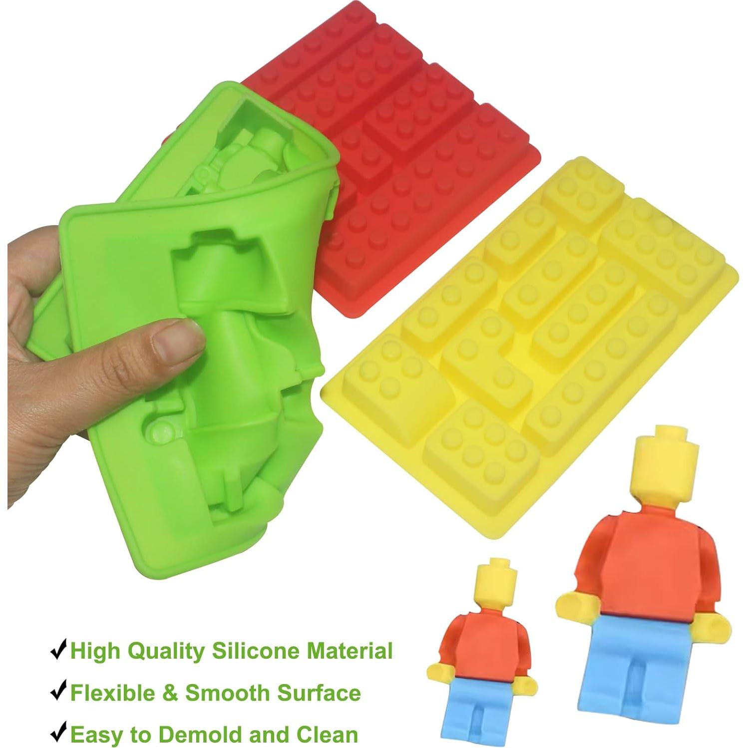 Molde de Silicona Yedadone para Caramelos Ladrillos 6 Piezas