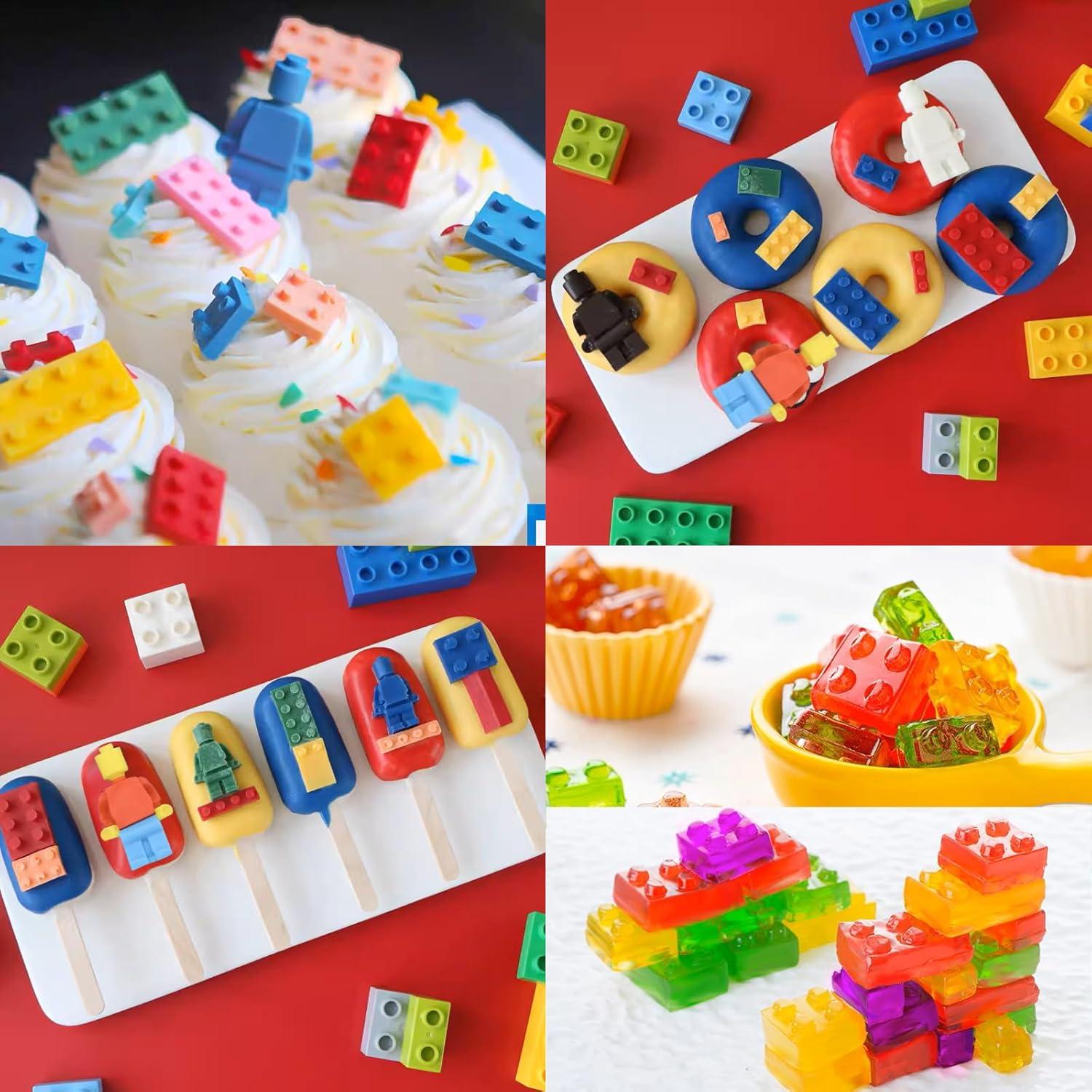 Molde de Silicona Yedadone para Caramelos Ladrillos 6 Piezas