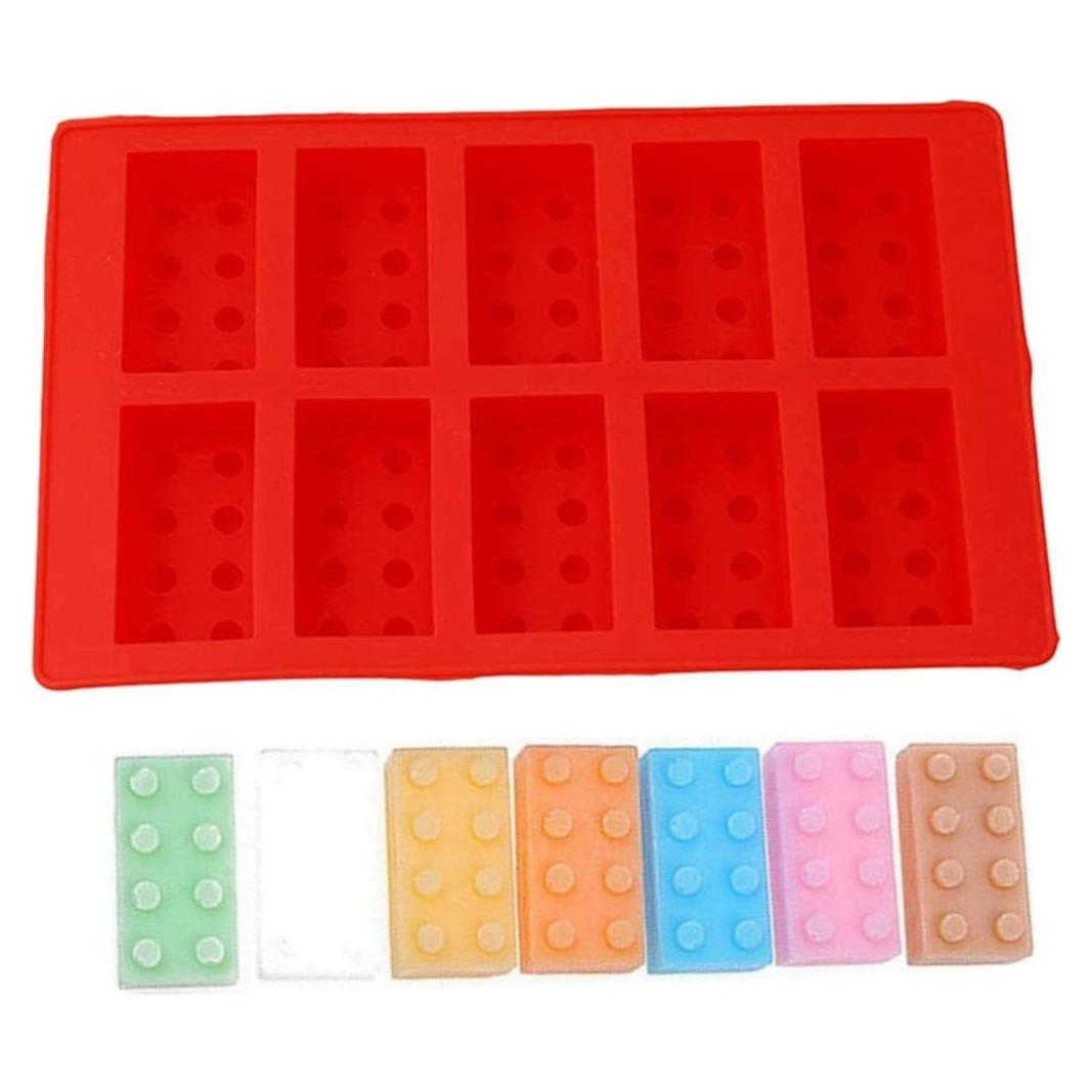 Bandeja de Hielo de Silicona i Kito 19x12 cm Rojo