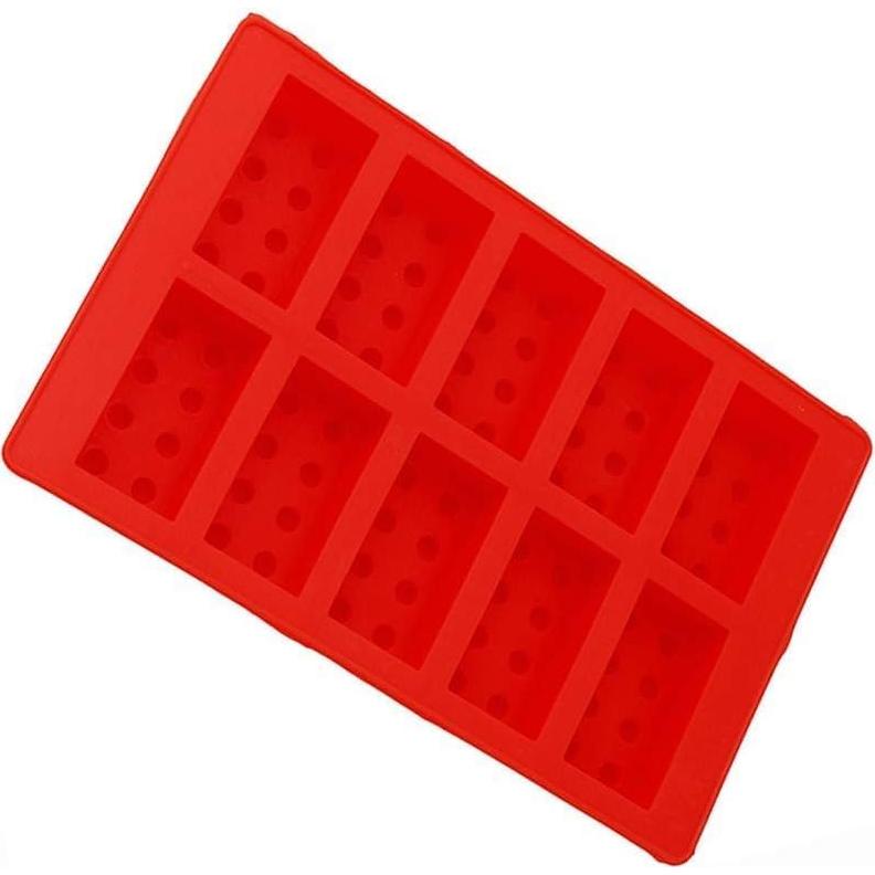 Bandeja de Hielo de Silicona i Kito 19x12 cm Rojo