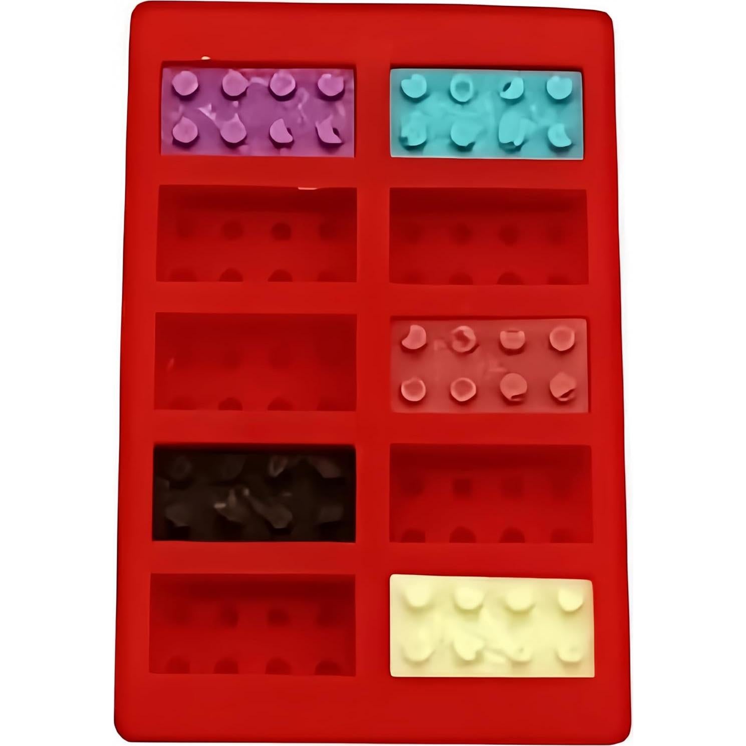 Bandeja de Hielo de Silicona i Kito 19x12 cm Rojo