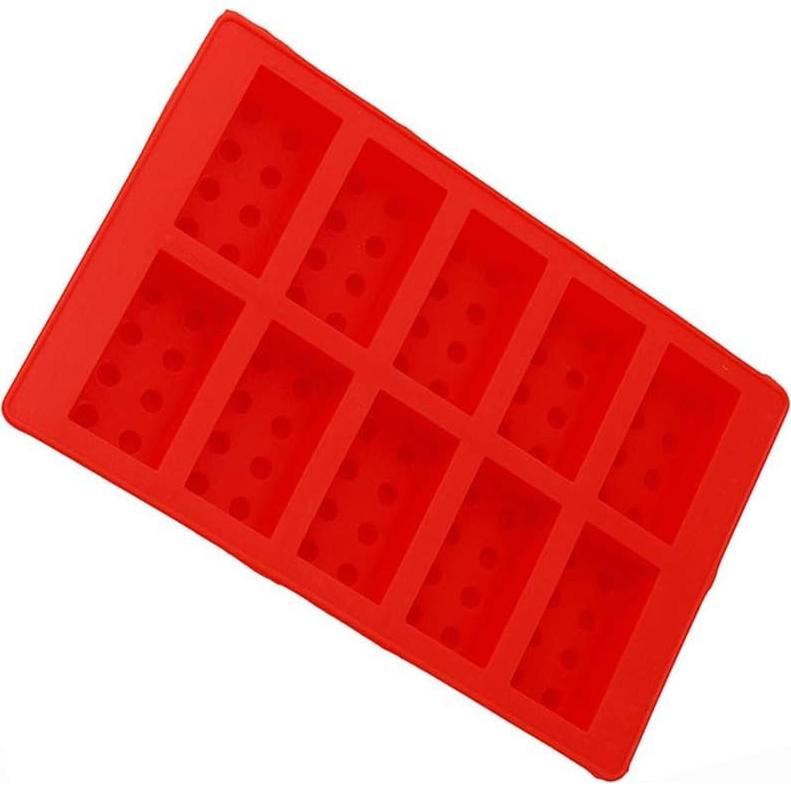 Bandeja de Hielo de Silicona i Kito 19x12 cm Rojo