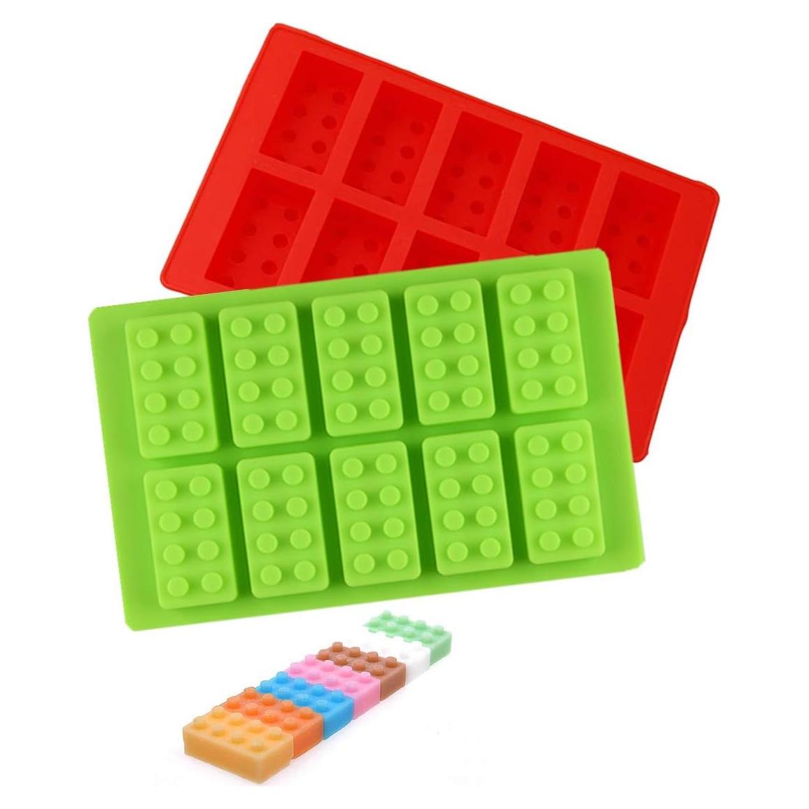 Bandeja de Hielo Silicona i Kito Lego 19x12 cm - 2 Piezas