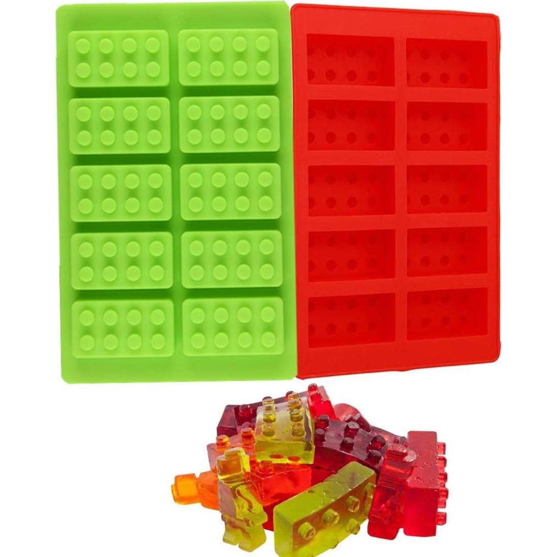 Bandeja de Hielo Silicona i Kito Lego 19x12 cm - 2 Piezas