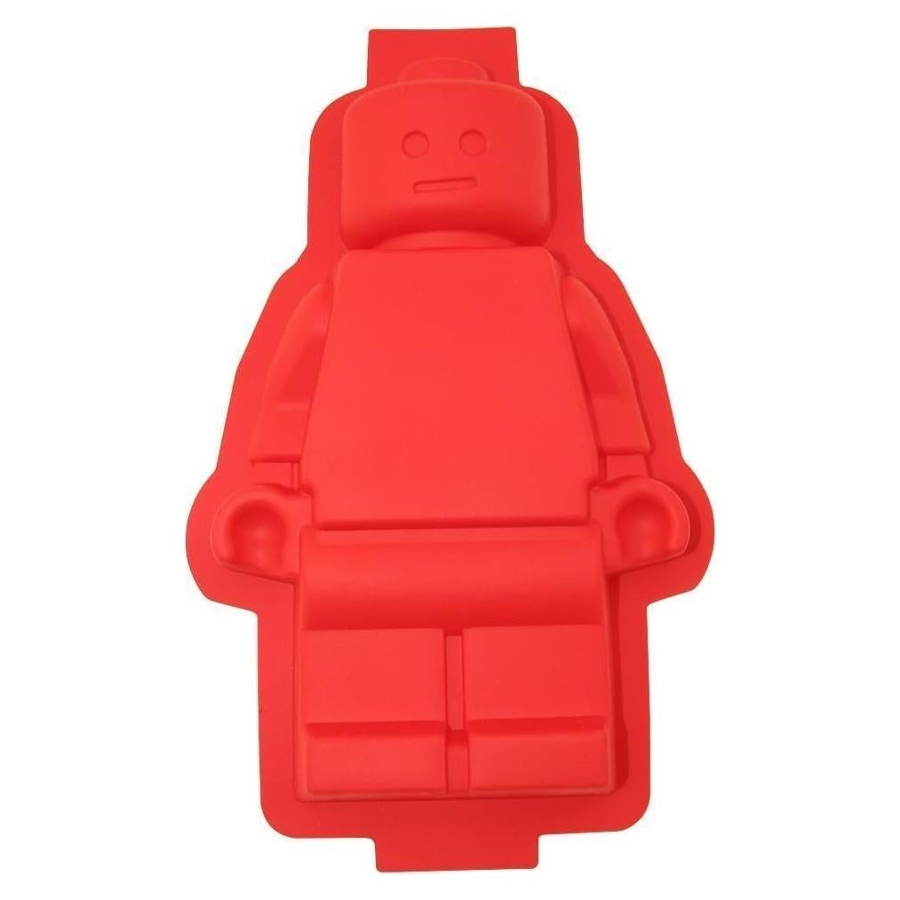 Molde de Pastel de Silicona Robot Grande Cherion Rojo 30.5x19.3cm