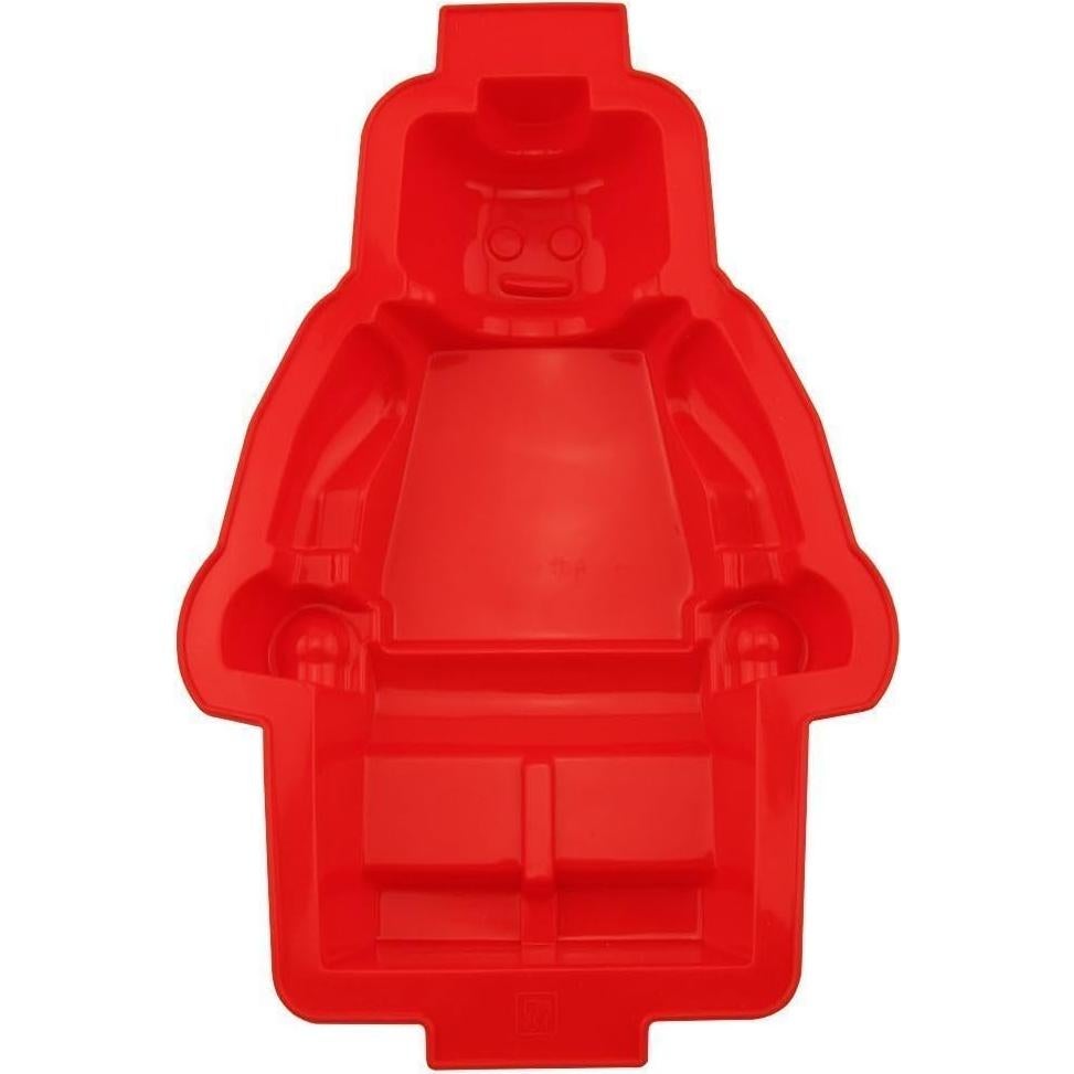Molde de Pastel de Silicona Robot Grande Cherion Rojo 30.5x19.3cm