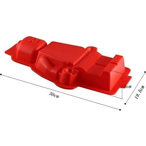 Molde de Pastel de Silicona Robot Grande Cherion Rojo 30.5x19.3cm