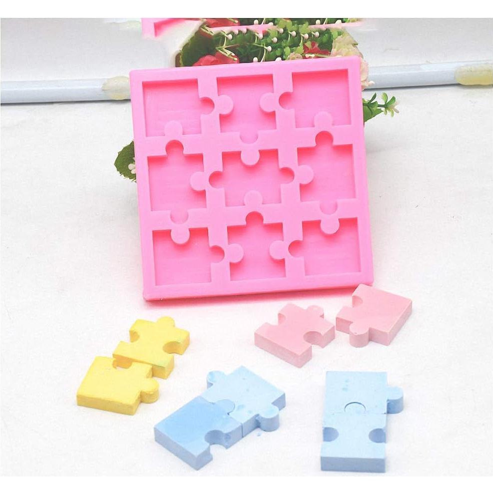 Molde de Silicona para Rompecabezas MoldFun 2 Pcs Antiadherente