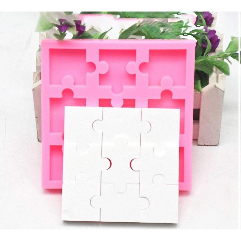 Molde de Silicona para Rompecabezas MoldFun 2 Pcs Antiadherente