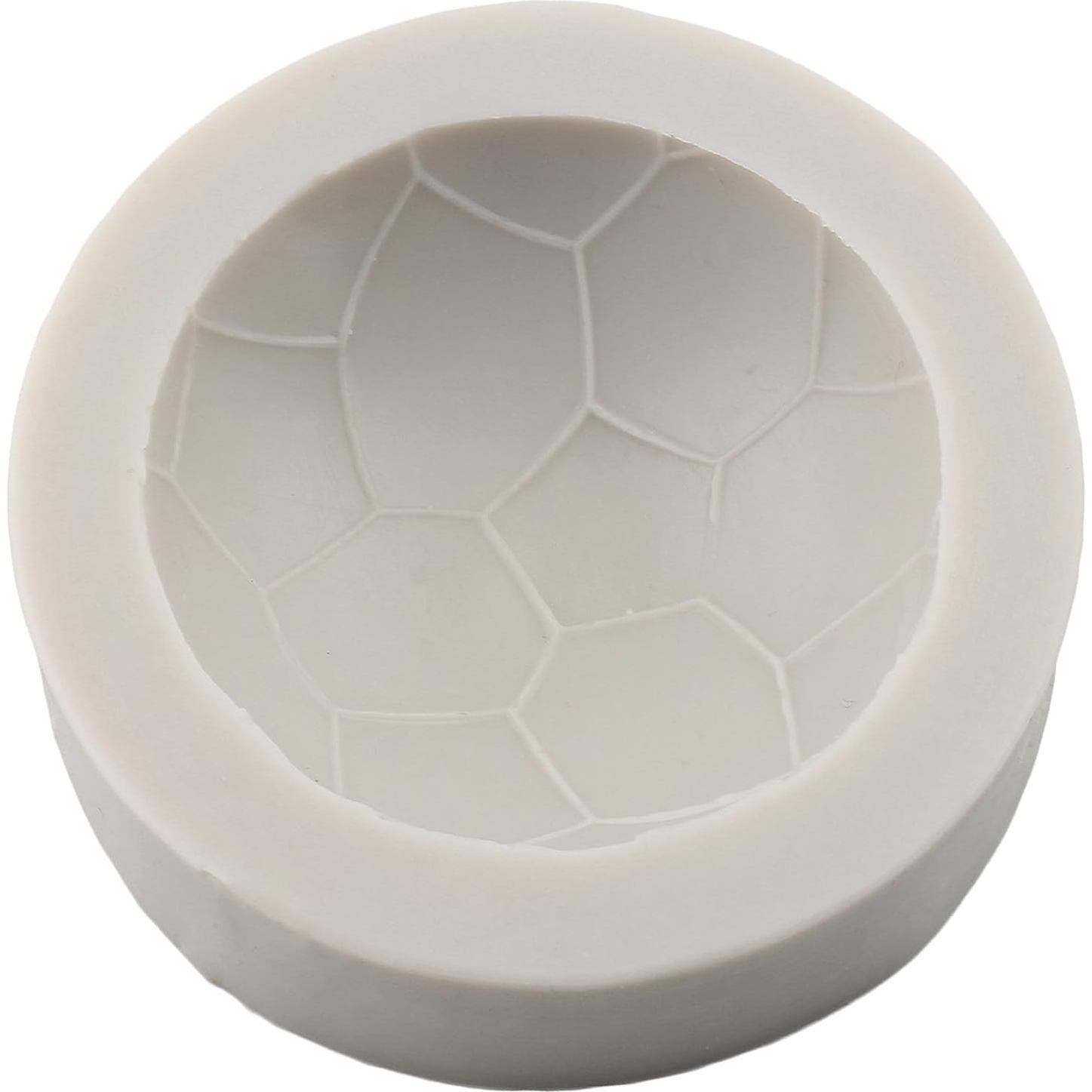 Molde de Silicona para Pasteles de Fútbol YANQINMS 8x7 cm