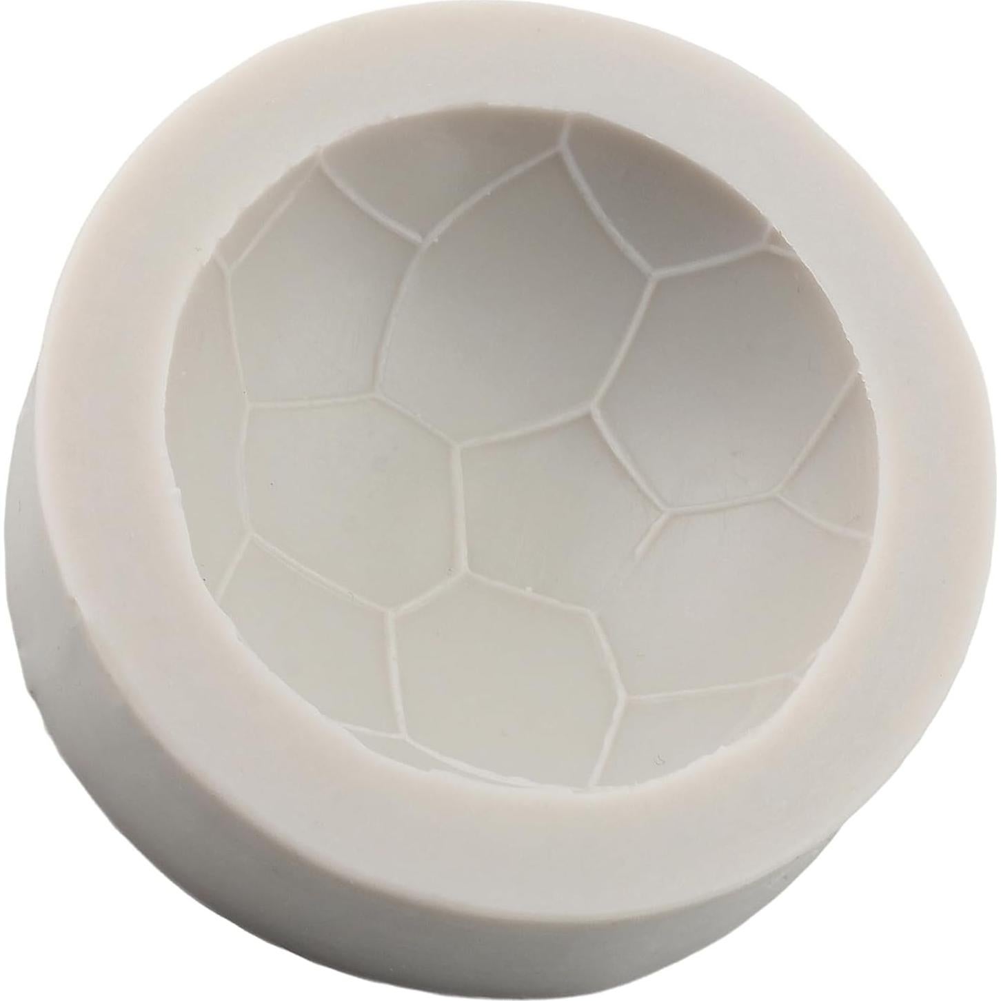 Molde de Silicona para Pasteles de Fútbol YANQINMS 8x7 cm