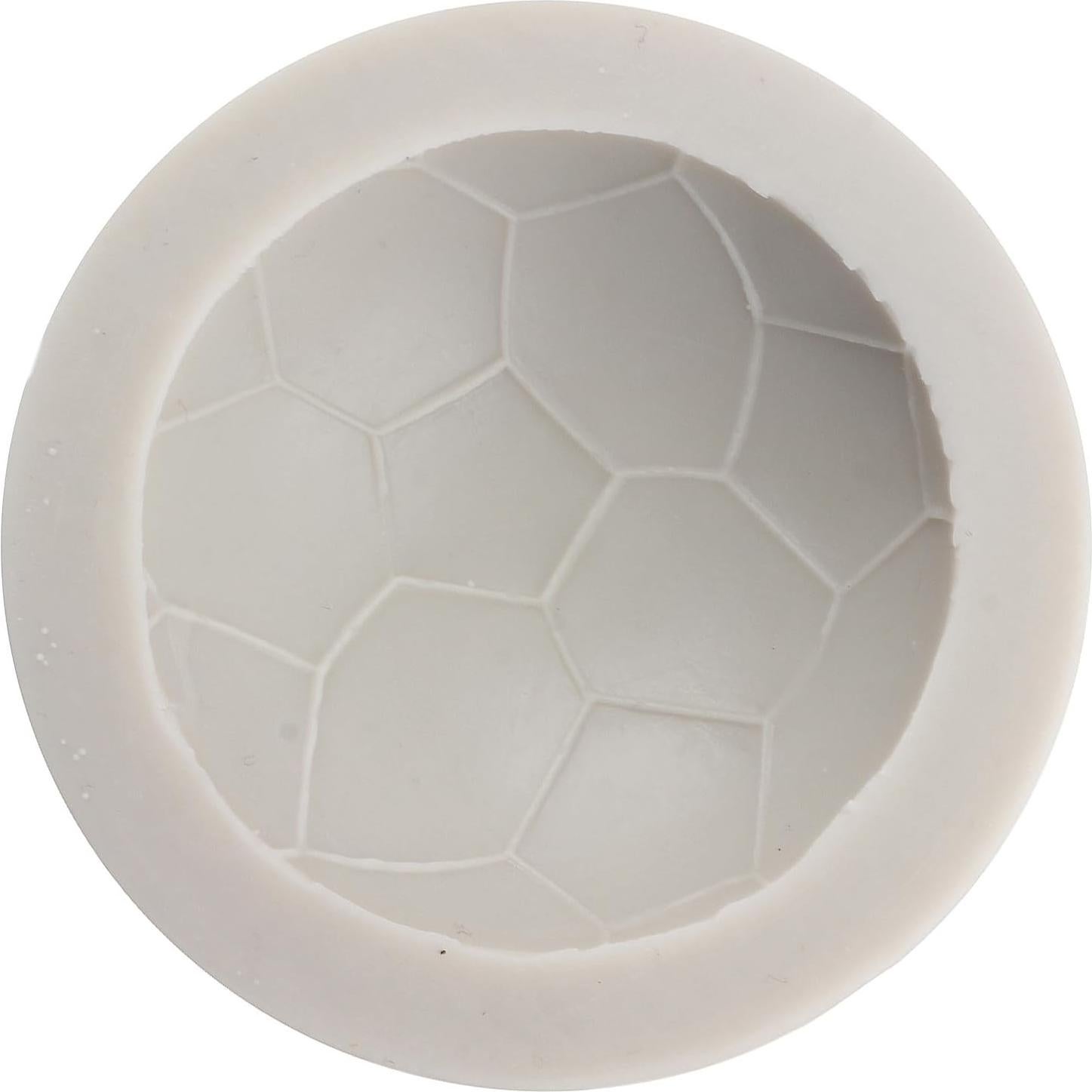 Molde de Silicona para Pasteles de Fútbol YANQINMS 8x7 cm