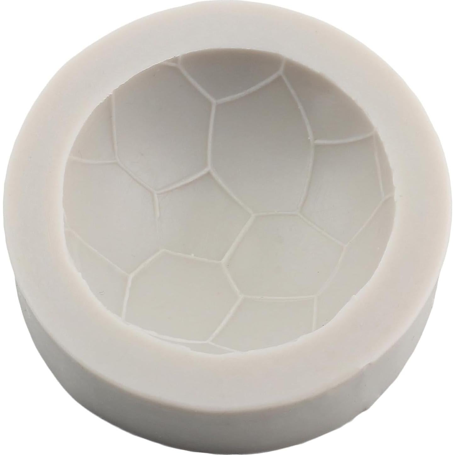 Molde de Silicona para Pasteles de Fútbol YANQINMS 8x7 cm