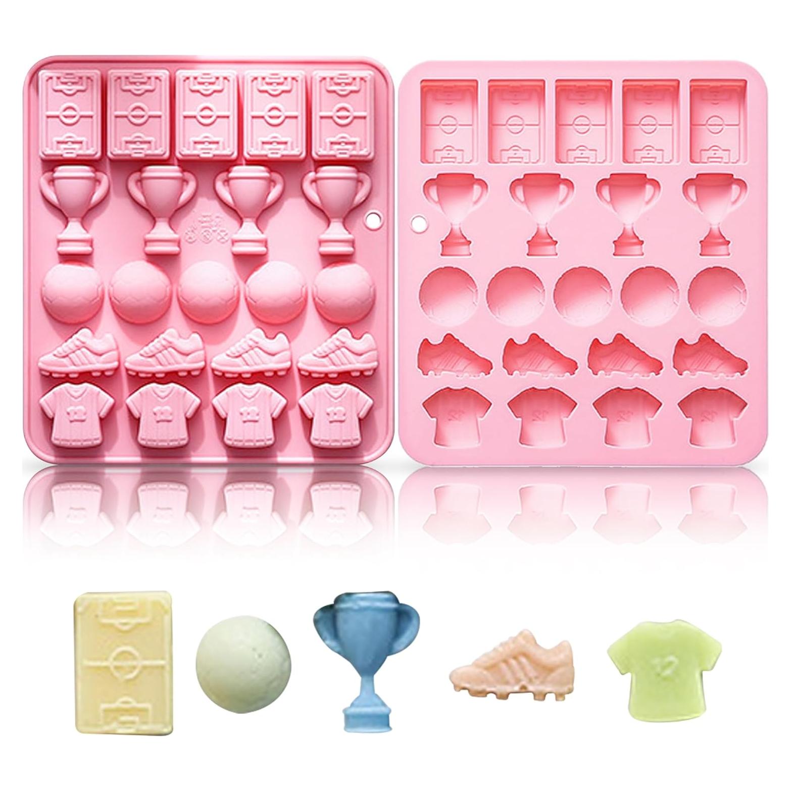 Molde de Silicona para Chocolate de Fútbol Ysqool 20 Cavidades