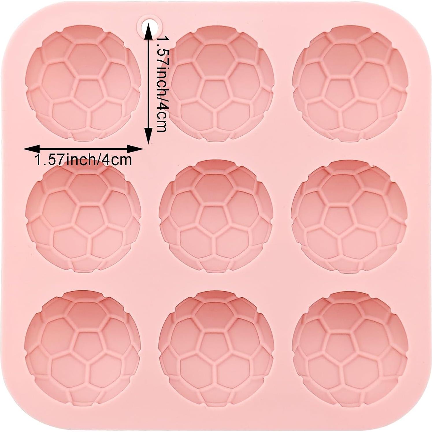 Molde de Silicona para Chocolate Fútbol Arvintas 2 Piezas