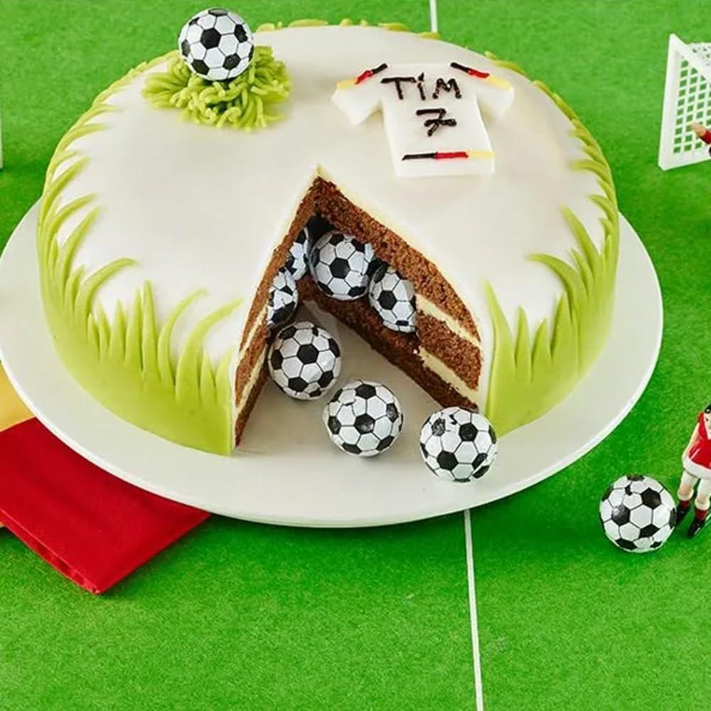 Molde de Silicona para Chocolate Fútbol Arvintas 2 Piezas