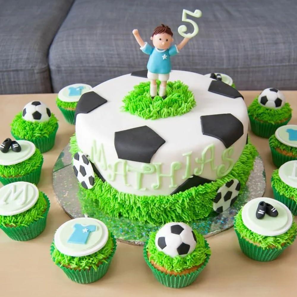 Molde de Silicona para Chocolate Fútbol Arvintas 2 Piezas