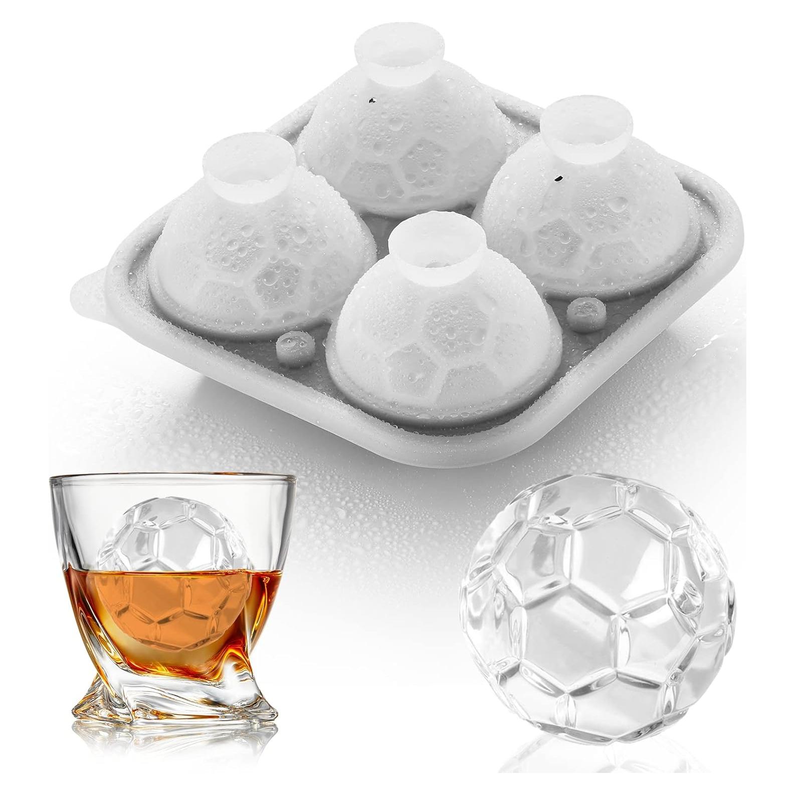 Molde de Hielo de Balón de Fútbol ACOOKEE Grande 5.6 cm