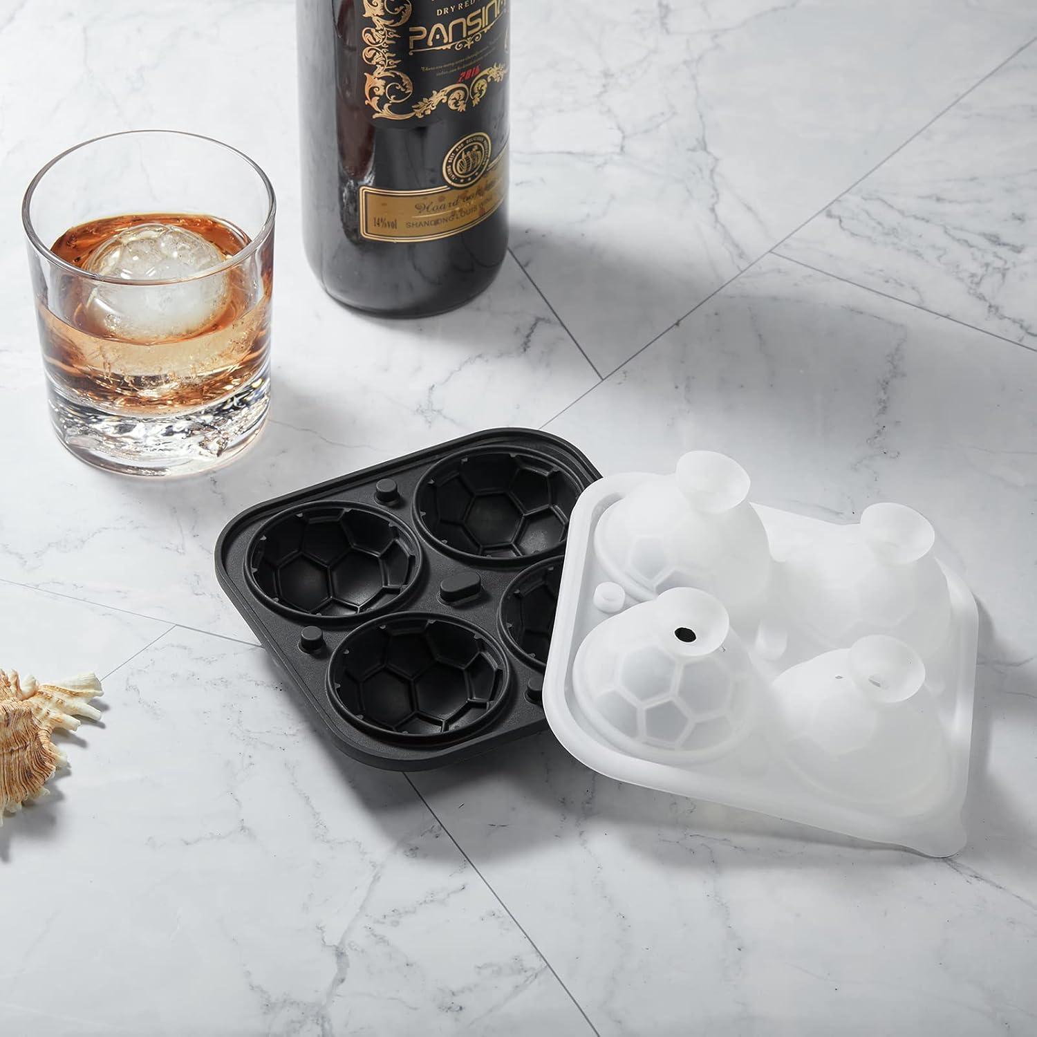 Molde de Hielo de Balón de Fútbol ACOOKEE Grande 5.6 cm