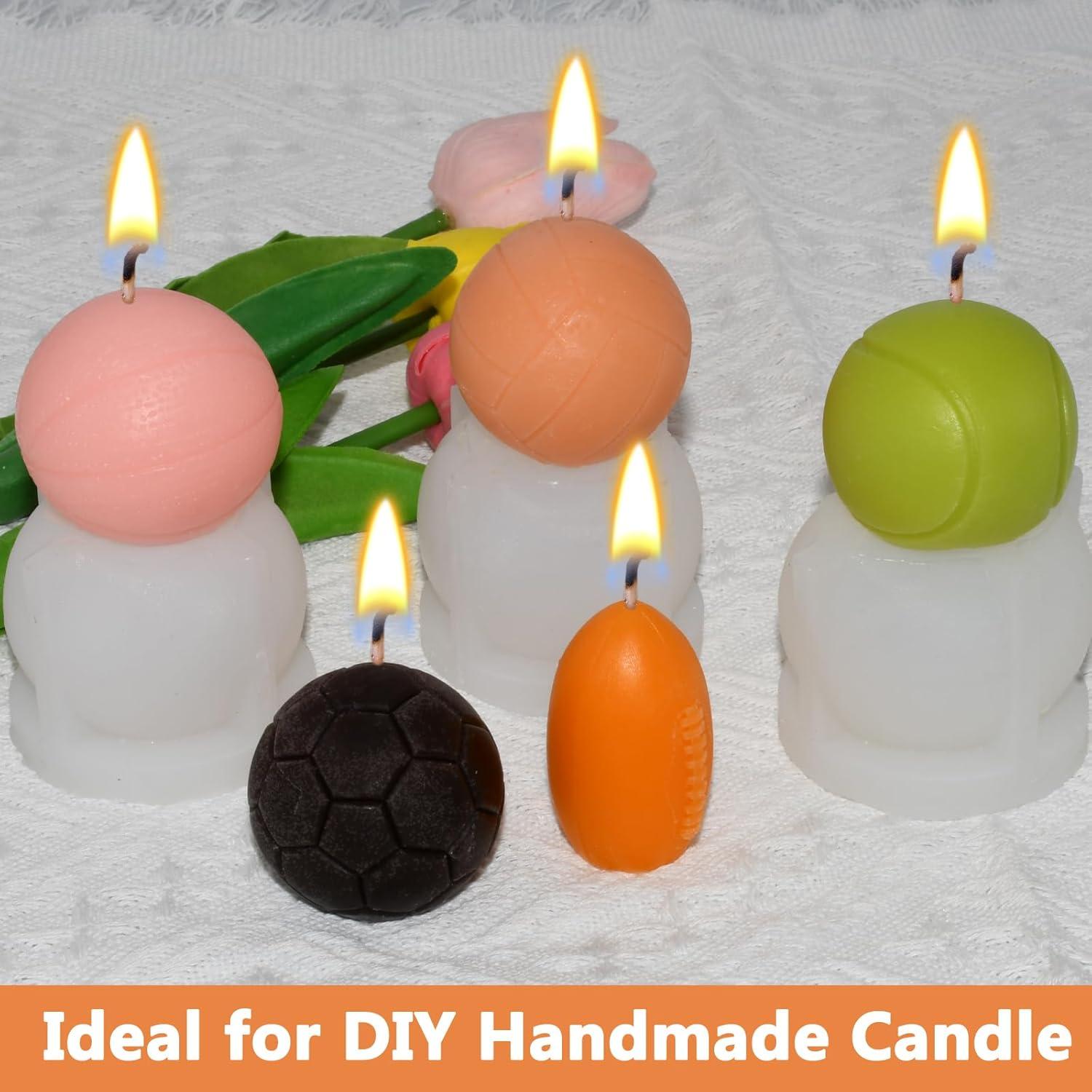 Molde de Silicona 3D Kackaidi para Balones Deportivos - 5 Piezas