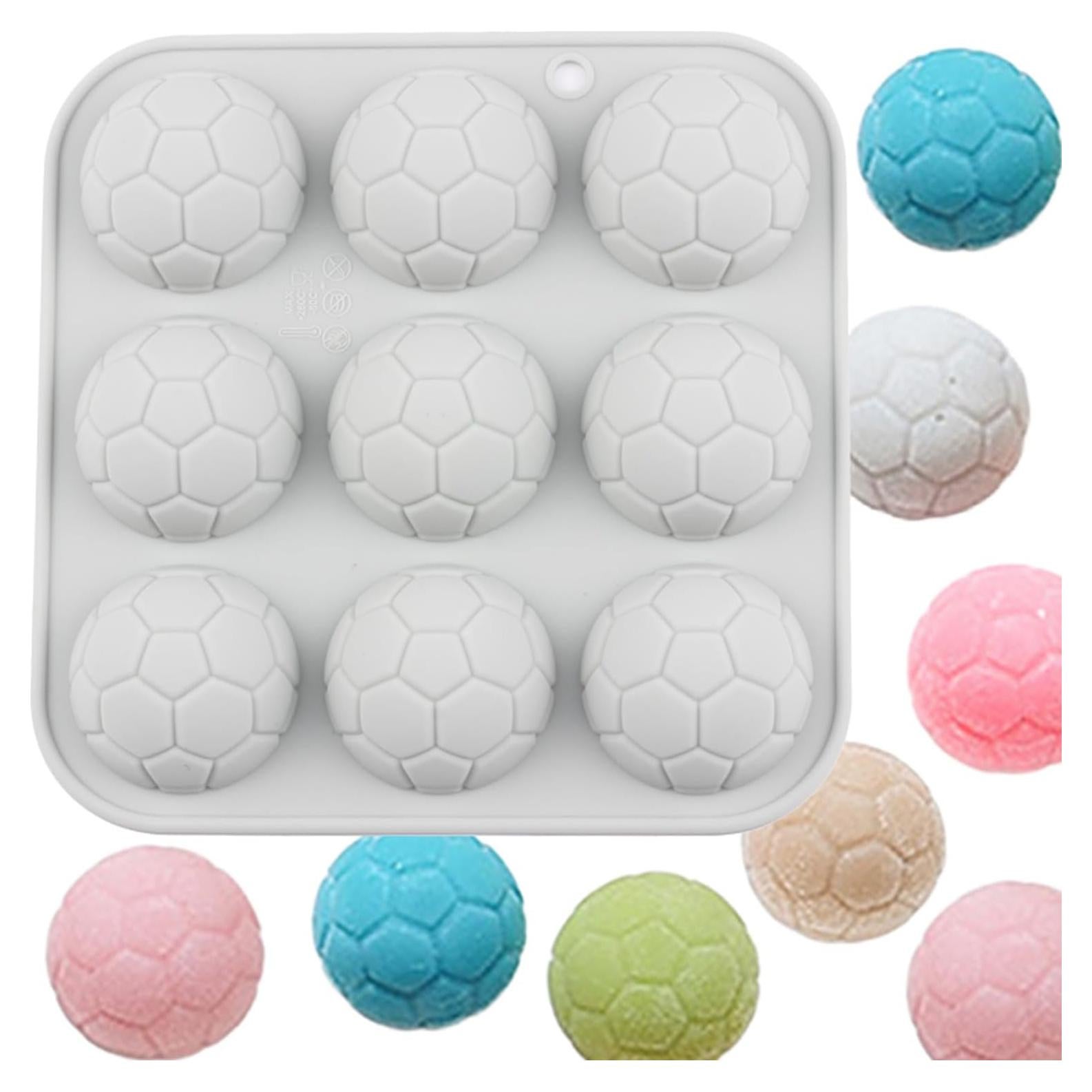 Molde de Silicona para Caramelos de Fútbol AIBOYA 9 Cavidades