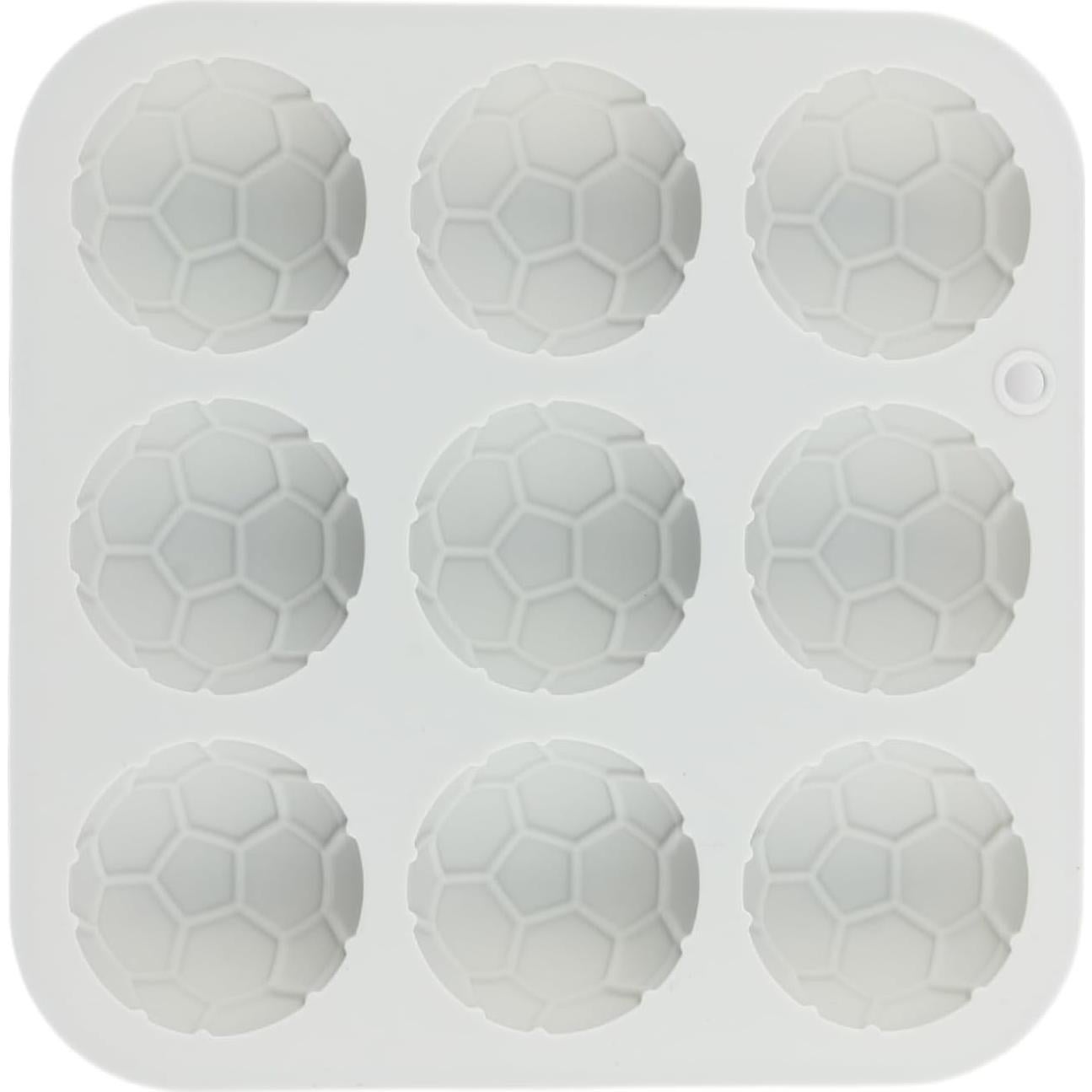 Molde de Silicona para Caramelos de Fútbol AIBOYA 9 Cavidades