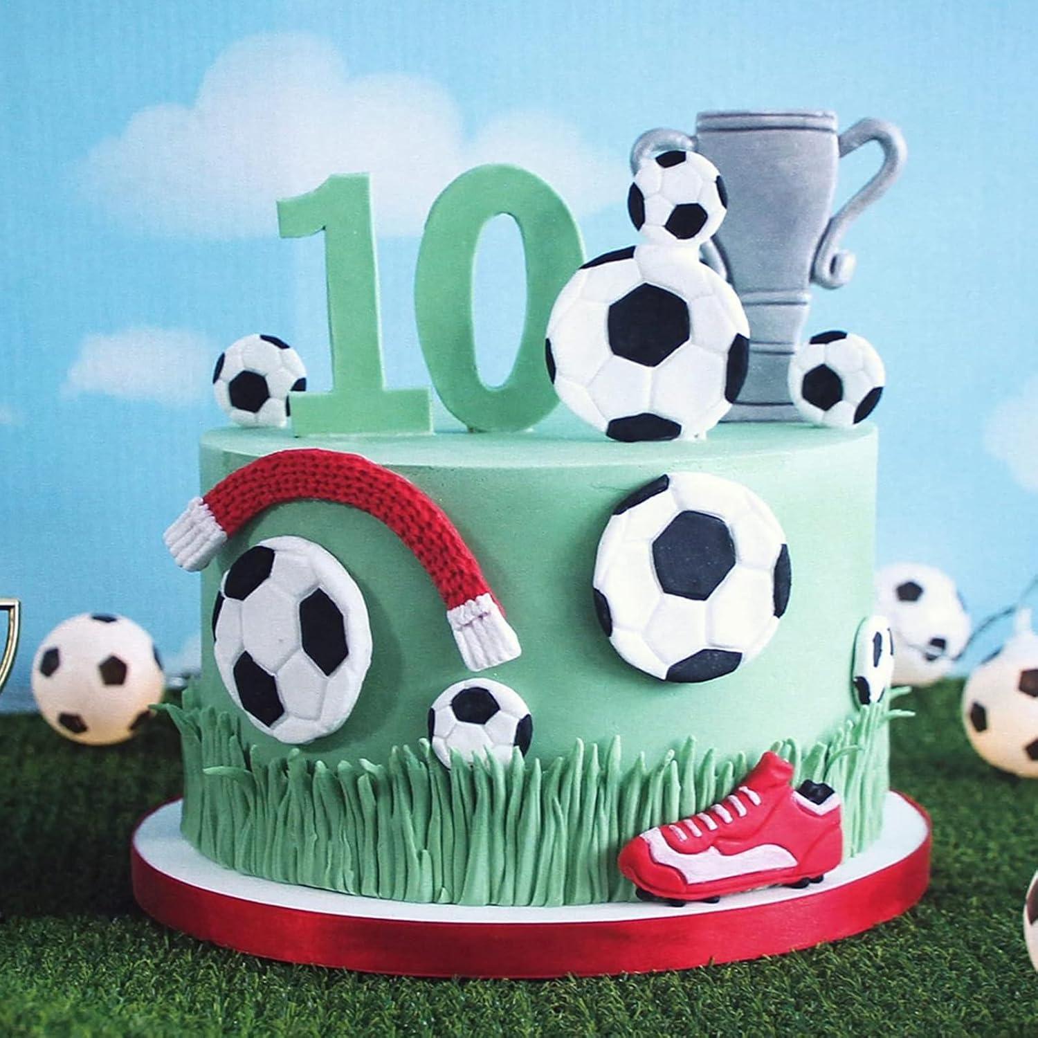 Juego de Moldes de Silicona Infovox para Fútbol - 10.2 cm