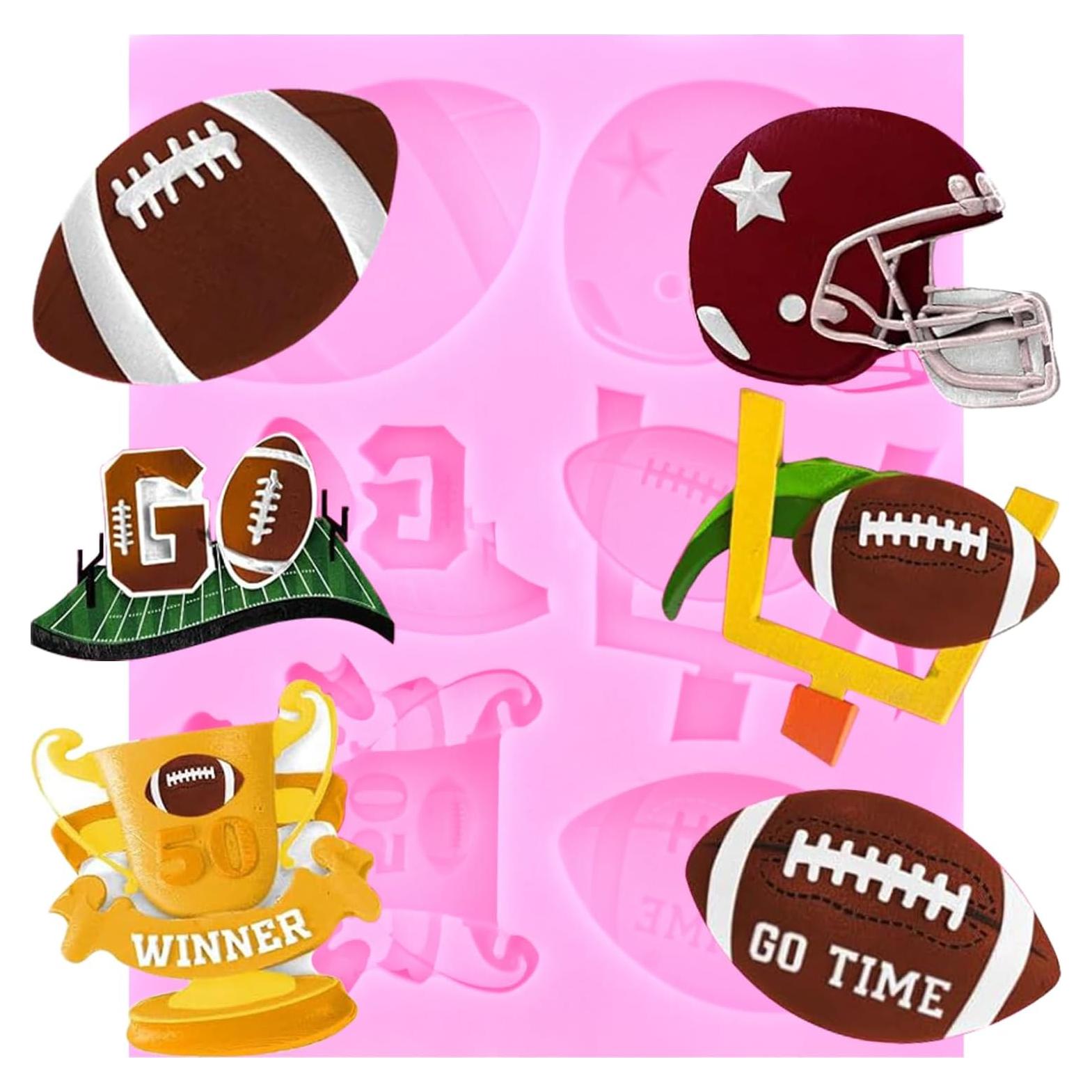 Molde de Silicona Deportivo para Pasteles XMOLDNMS 10.6x8.7cm