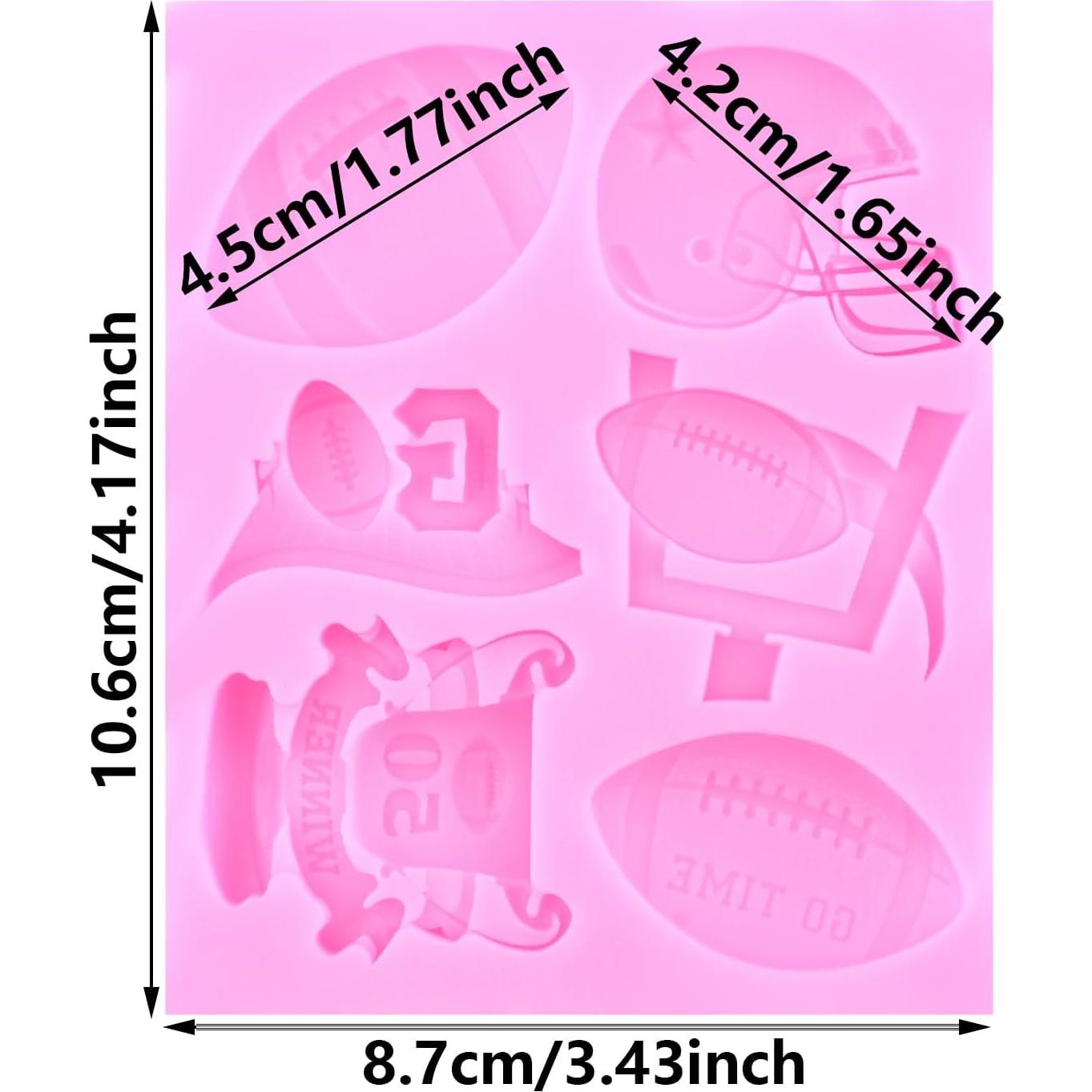 Molde de Silicona Deportivo para Pasteles XMOLDNMS 10.6x8.7cm
