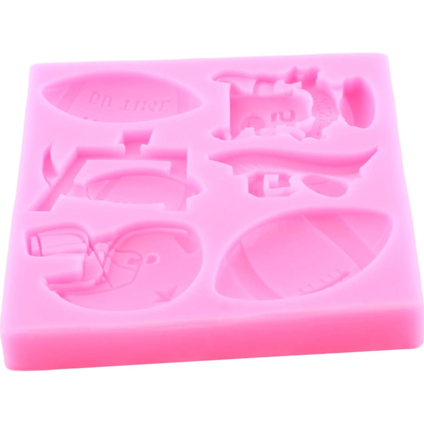 Molde de Silicona Deportivo para Pasteles XMOLDNMS 10.6x8.7cm