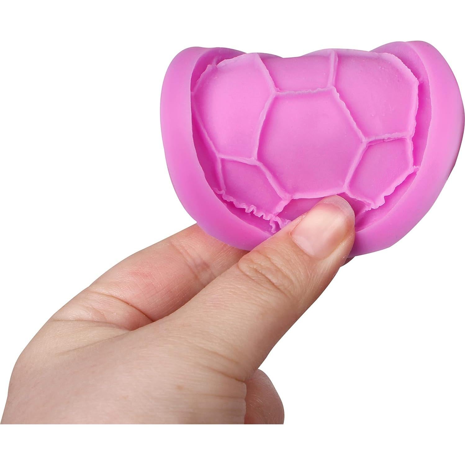 Moldes de Silicona para Fondant de Fútbol Acvcatto - 4 Piezas