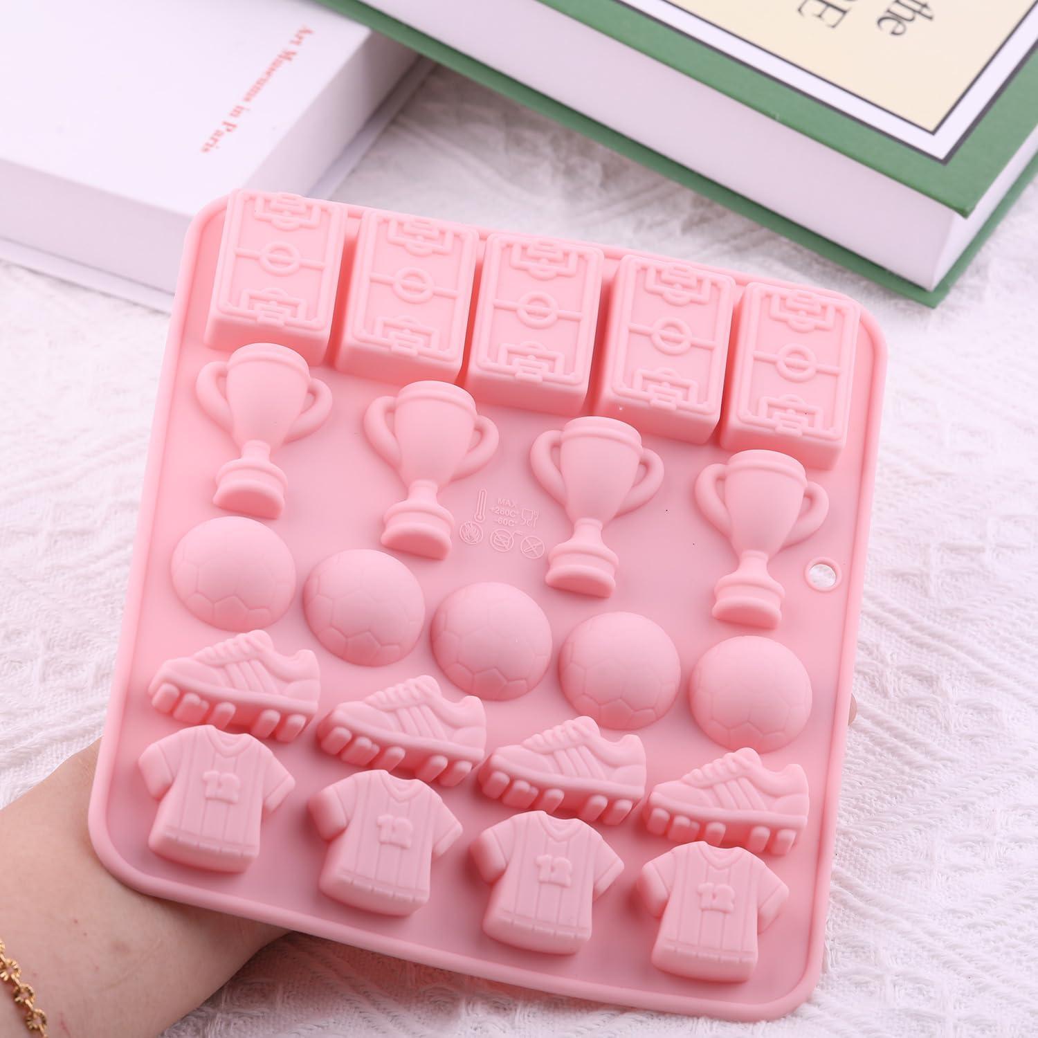 Moldes de Silicona para Caramelo AIBOYA Fútbol 17x15cm