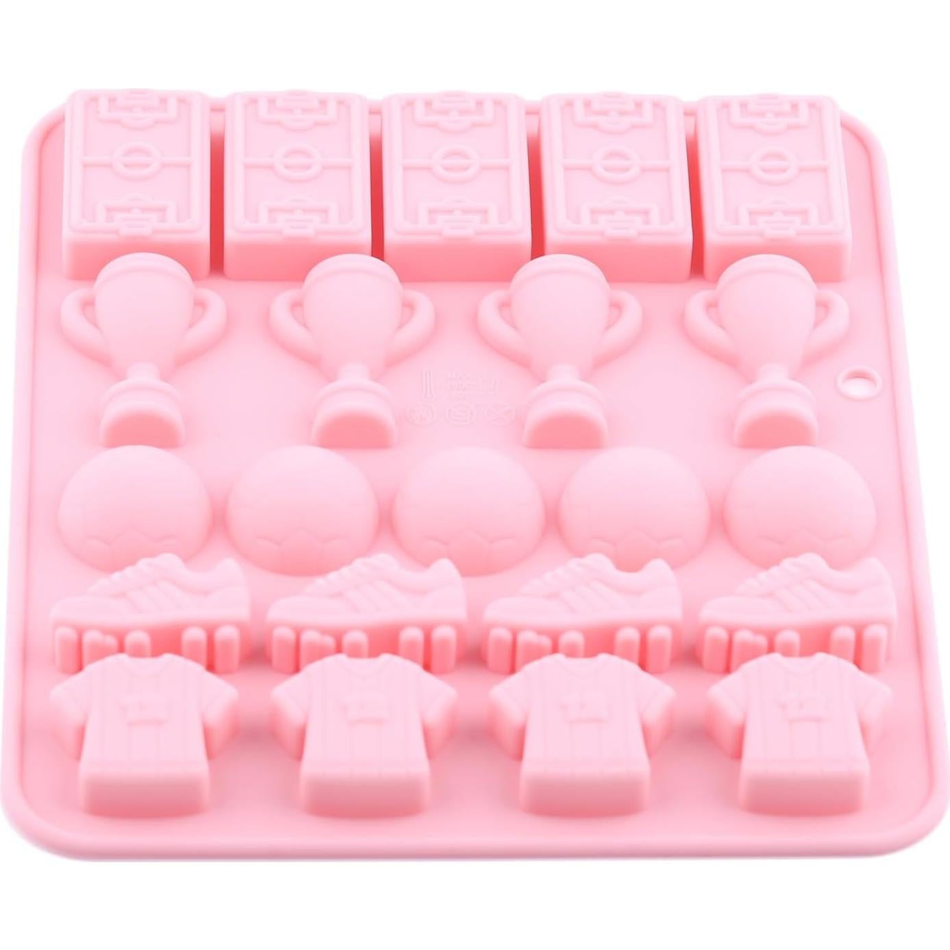 Moldes de Silicona para Caramelo AIBOYA Fútbol 17x15cm