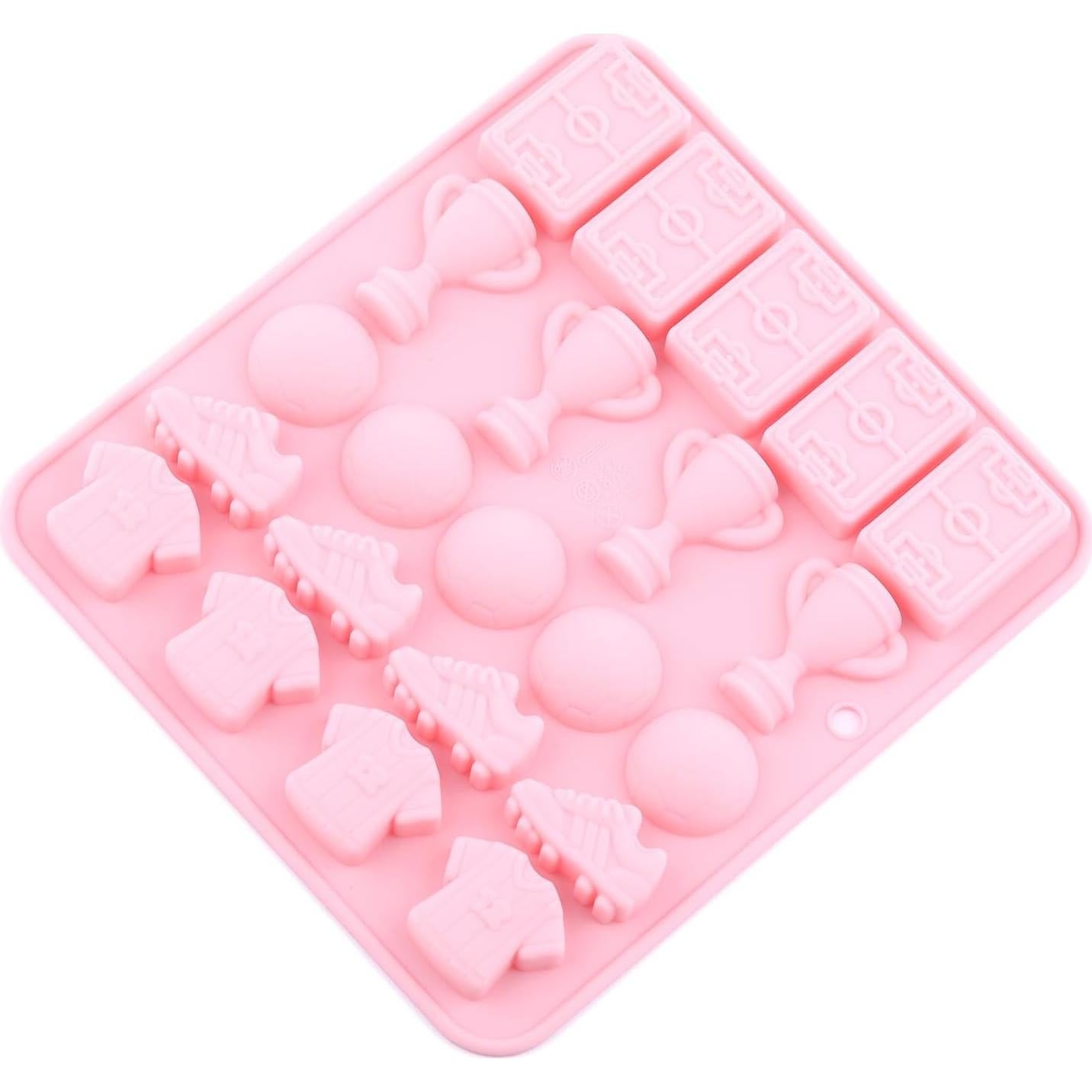 Moldes de Silicona para Caramelo AIBOYA Fútbol 17x15cm